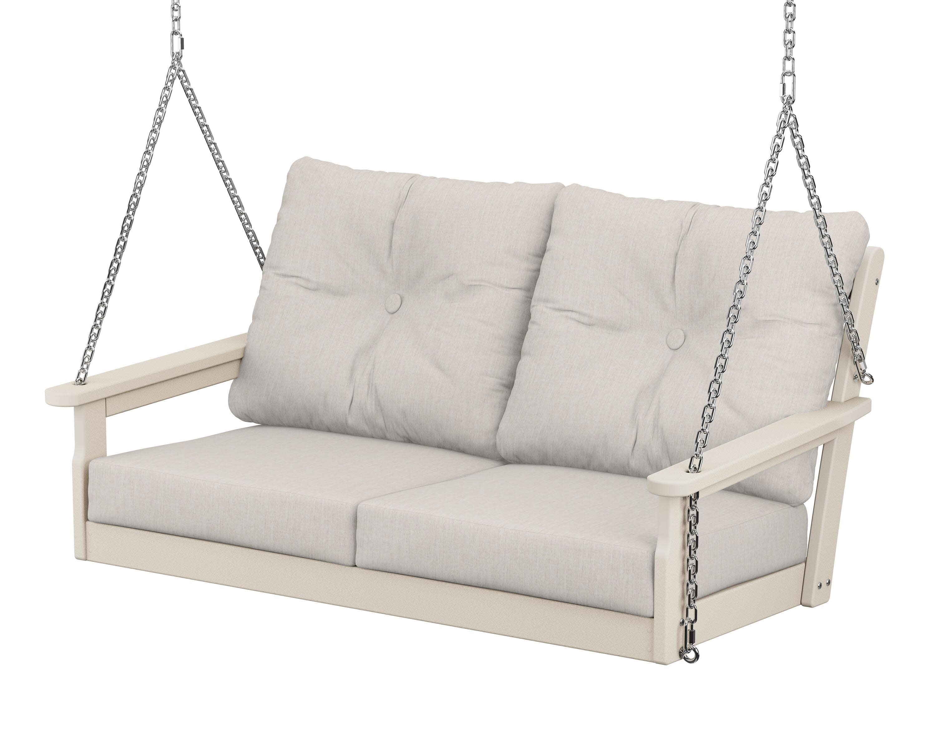 Vineyard Deep Seating Swing in Sand / Cast Ash