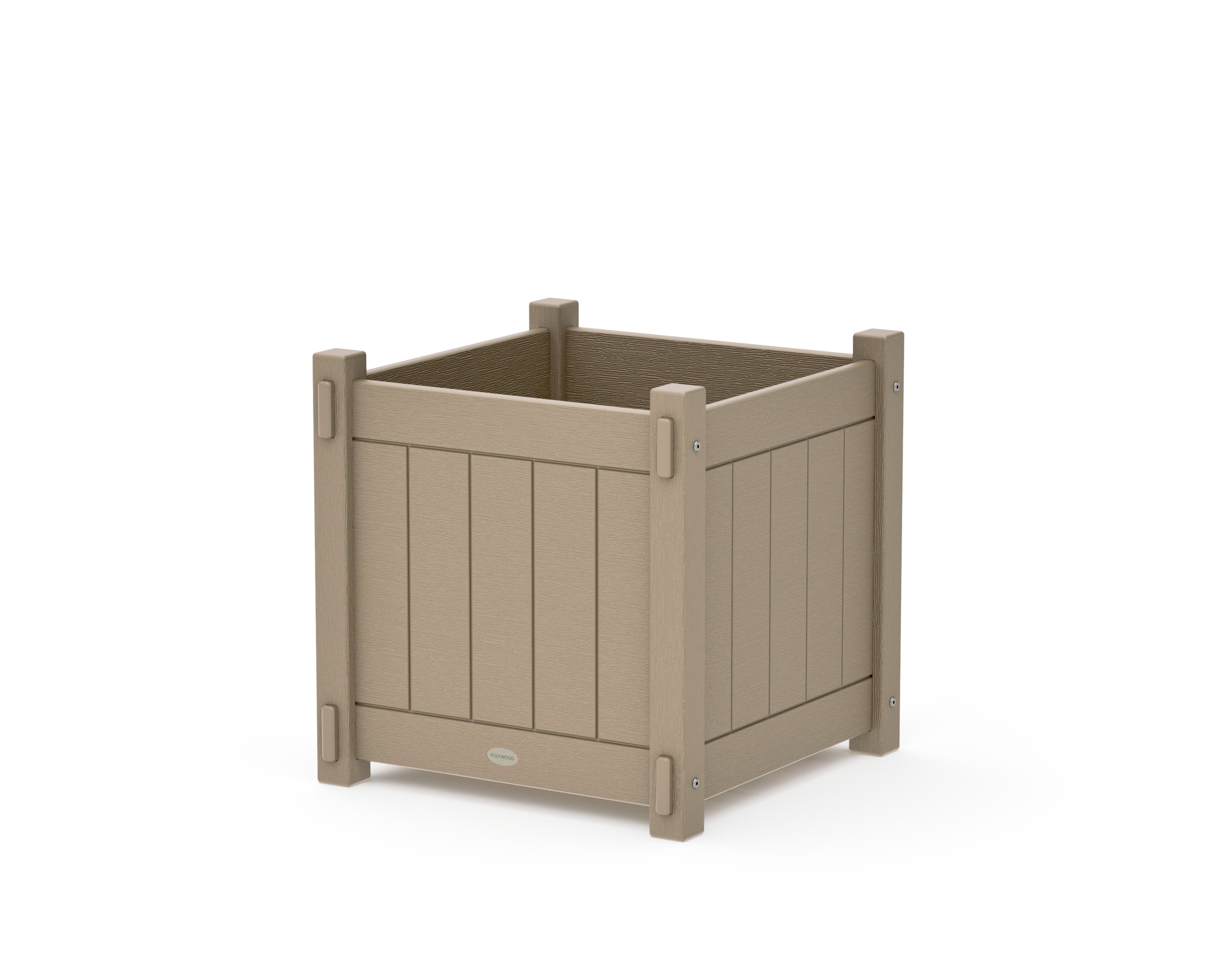 Vineyard Large Square Planter Box in Vintage Sahara