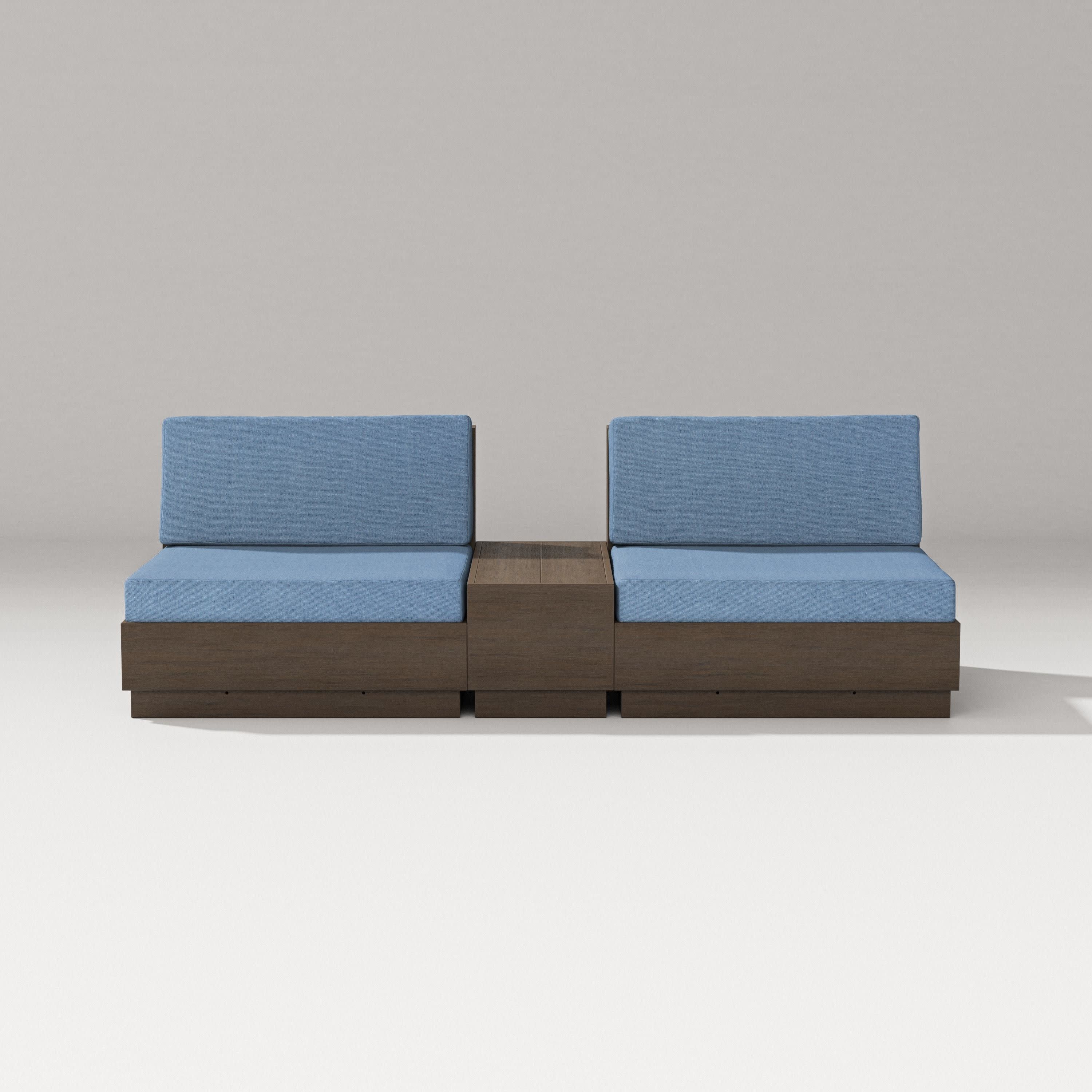 Elevate Lounge Chair Set in Kona / Sky Blue
