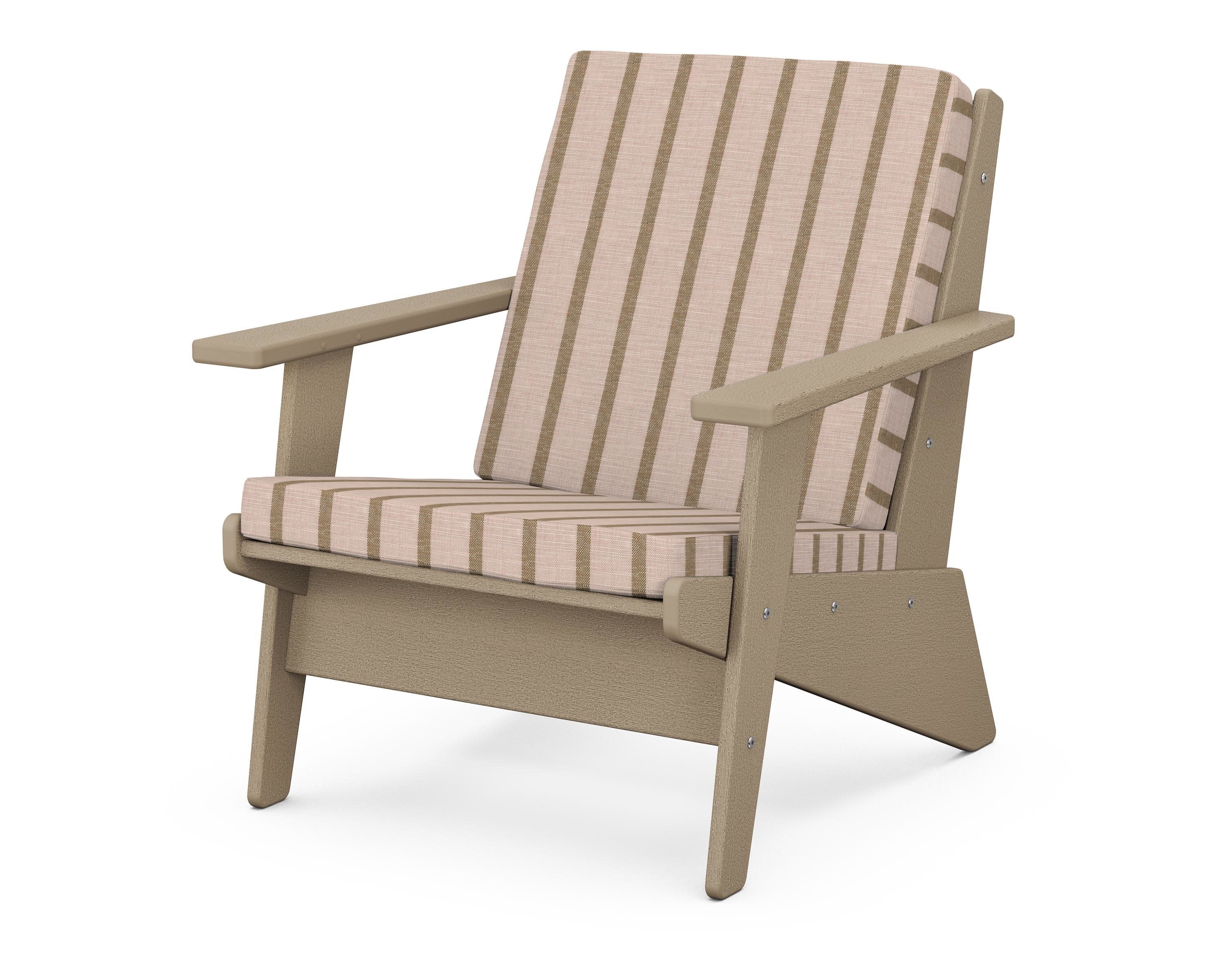 Riviera Modern Lounge Chair in Vintage Sahara / Unwind Cameo