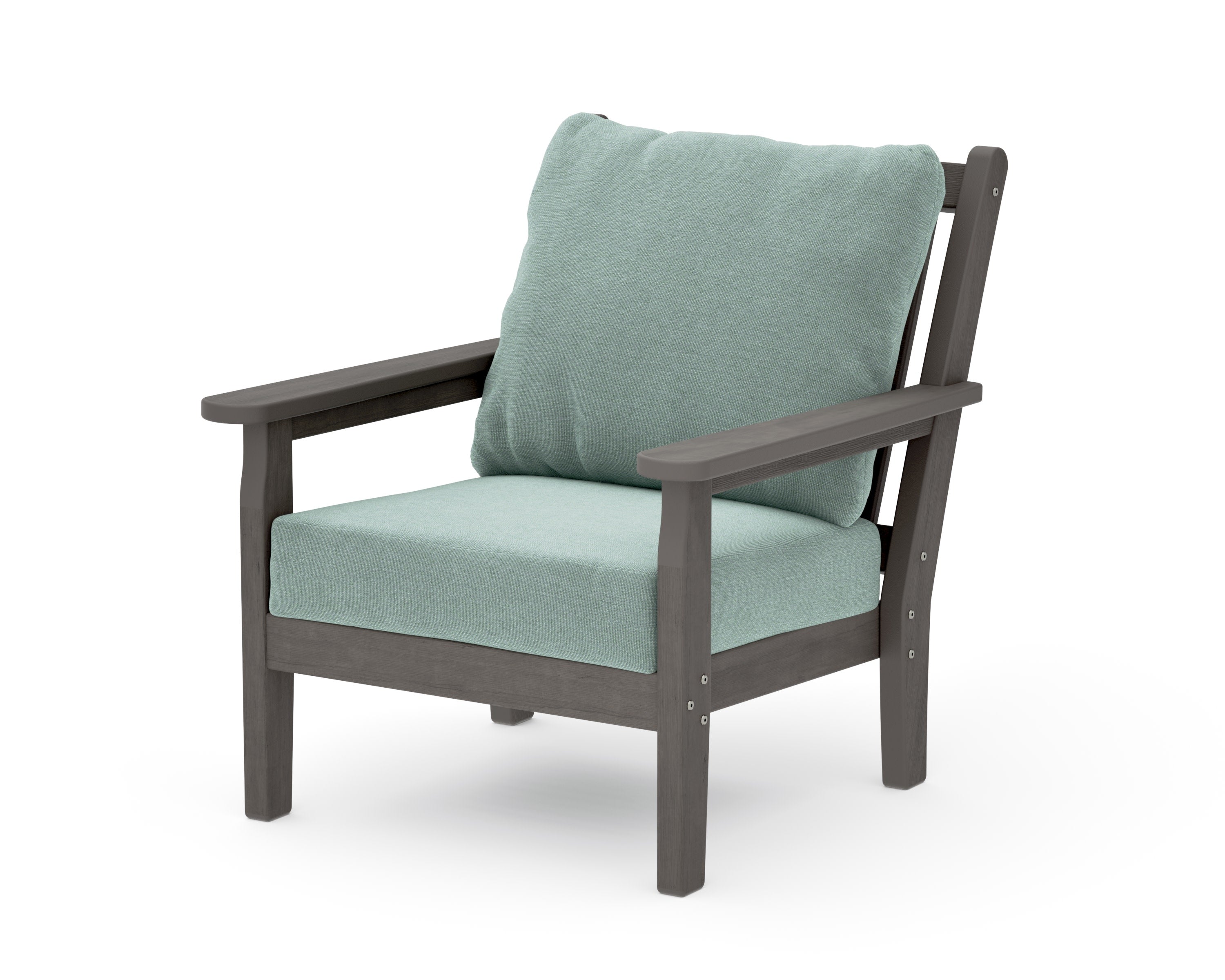 Chippendale Deep Seating Chair in Driftwood / Glacier Spa