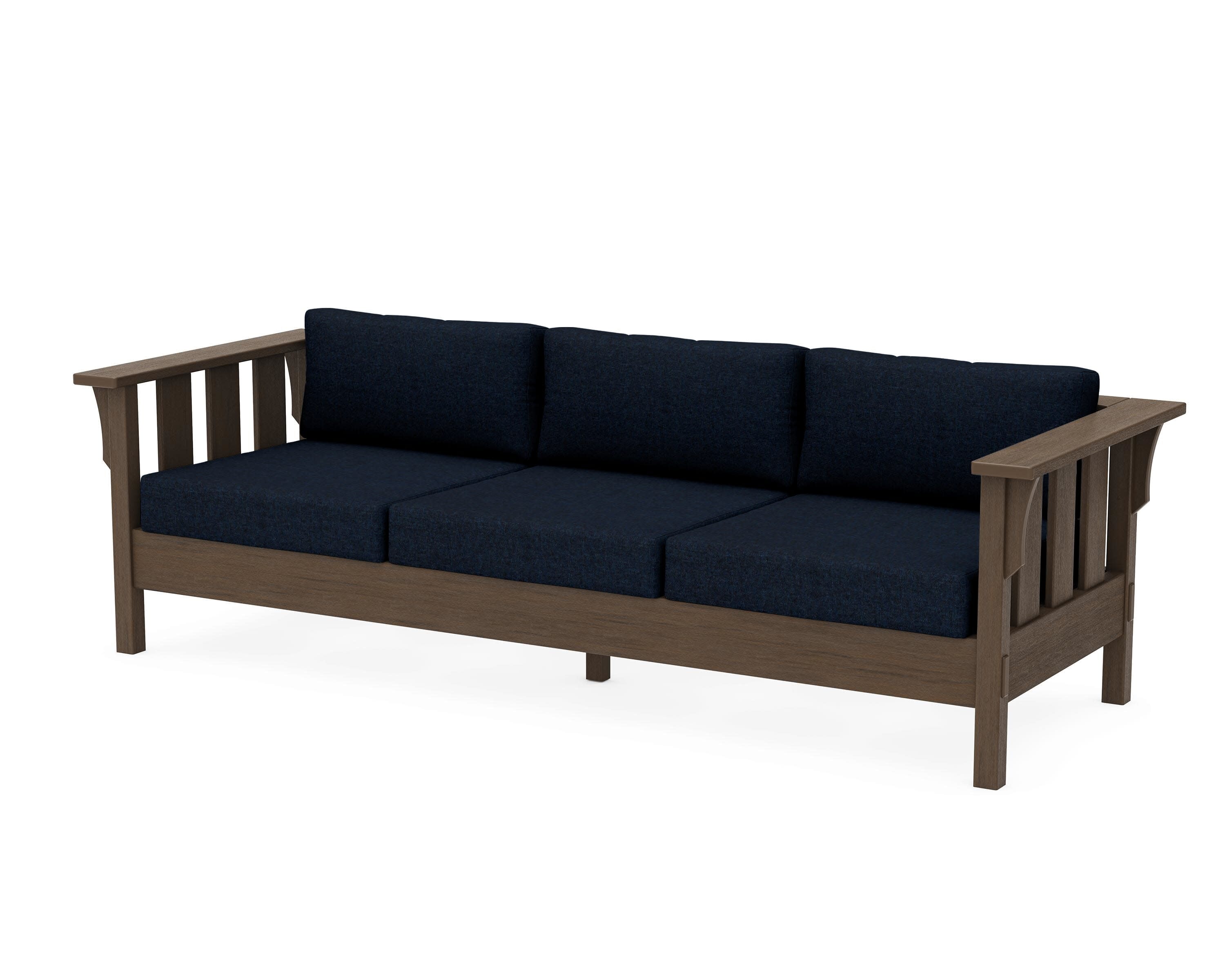 Acadia Deep Seating Sofa in Kona / Marine Indigo