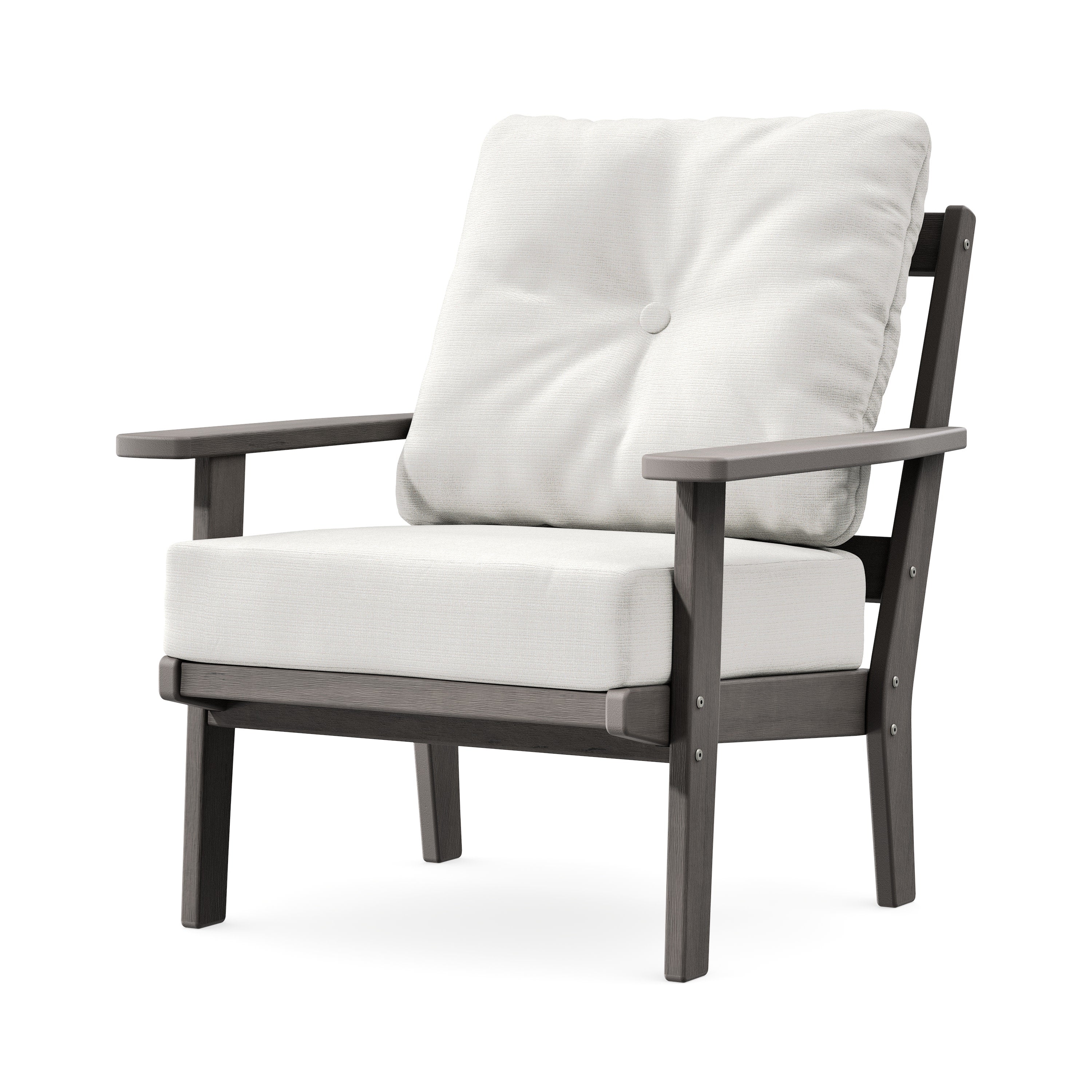 Prairie Deep Seating Chair in Driftwood / Natural Linen