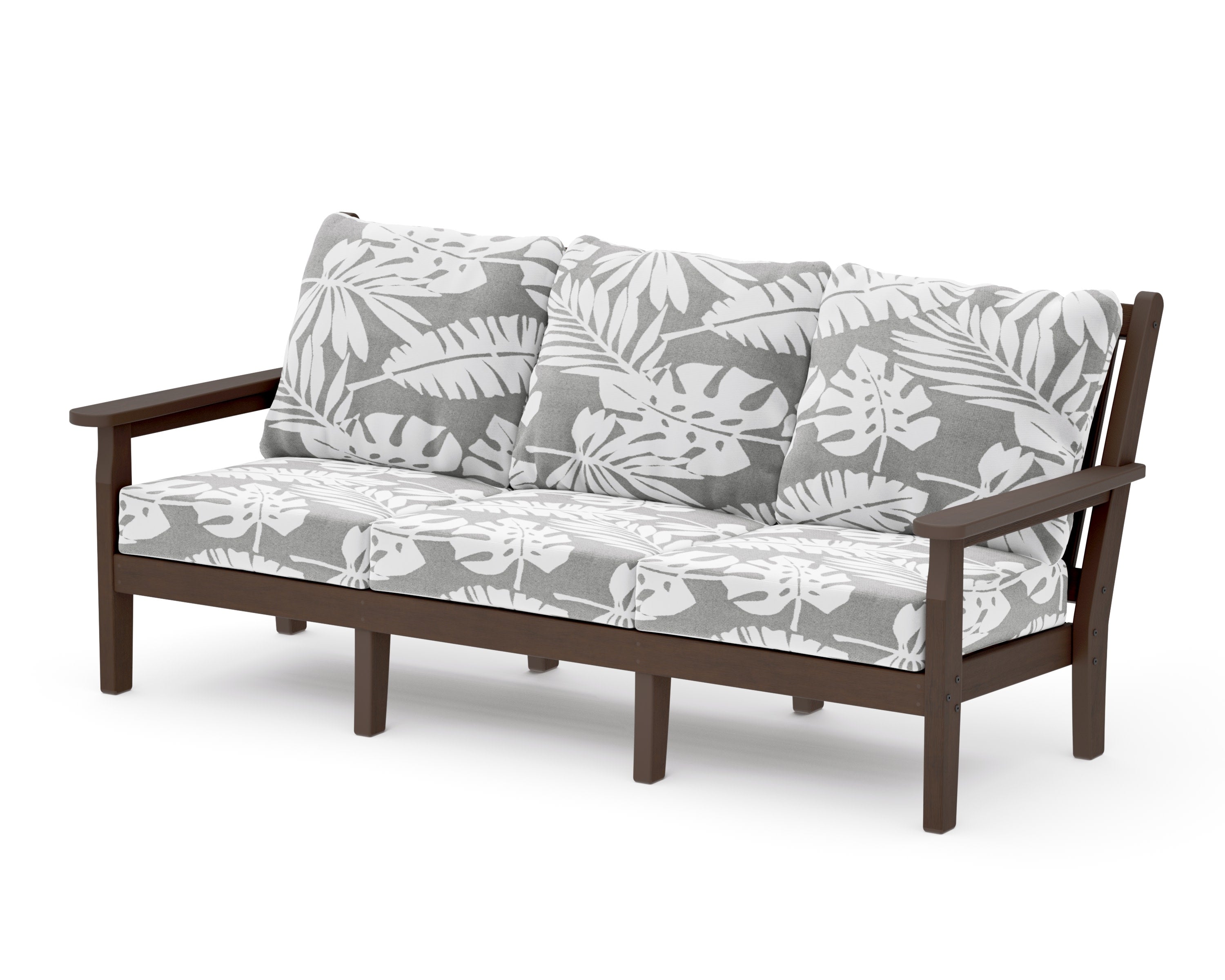 Chippendale Deep Seating Sofa in Kona / Leaf Grey Mist