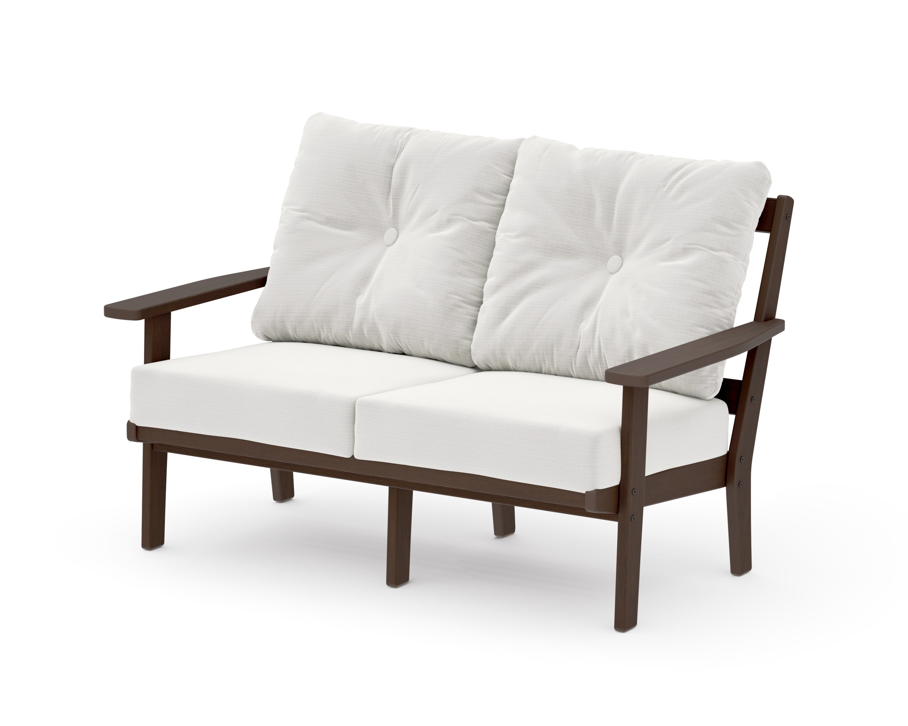 Oxford Deep SeatingLoveseat in Kona / Natural Linen