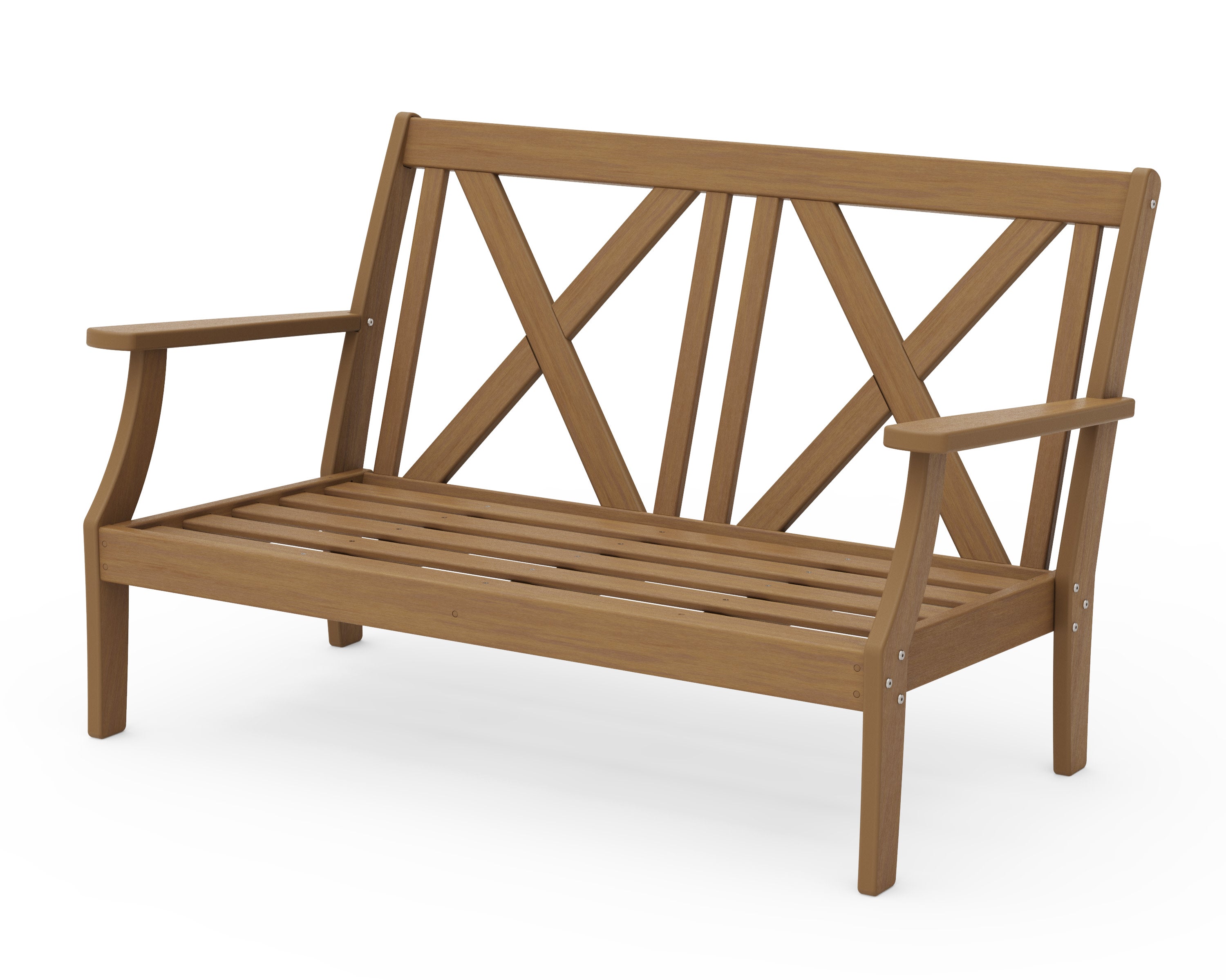Braxton Deep Seating Loveseat Frame in Natural