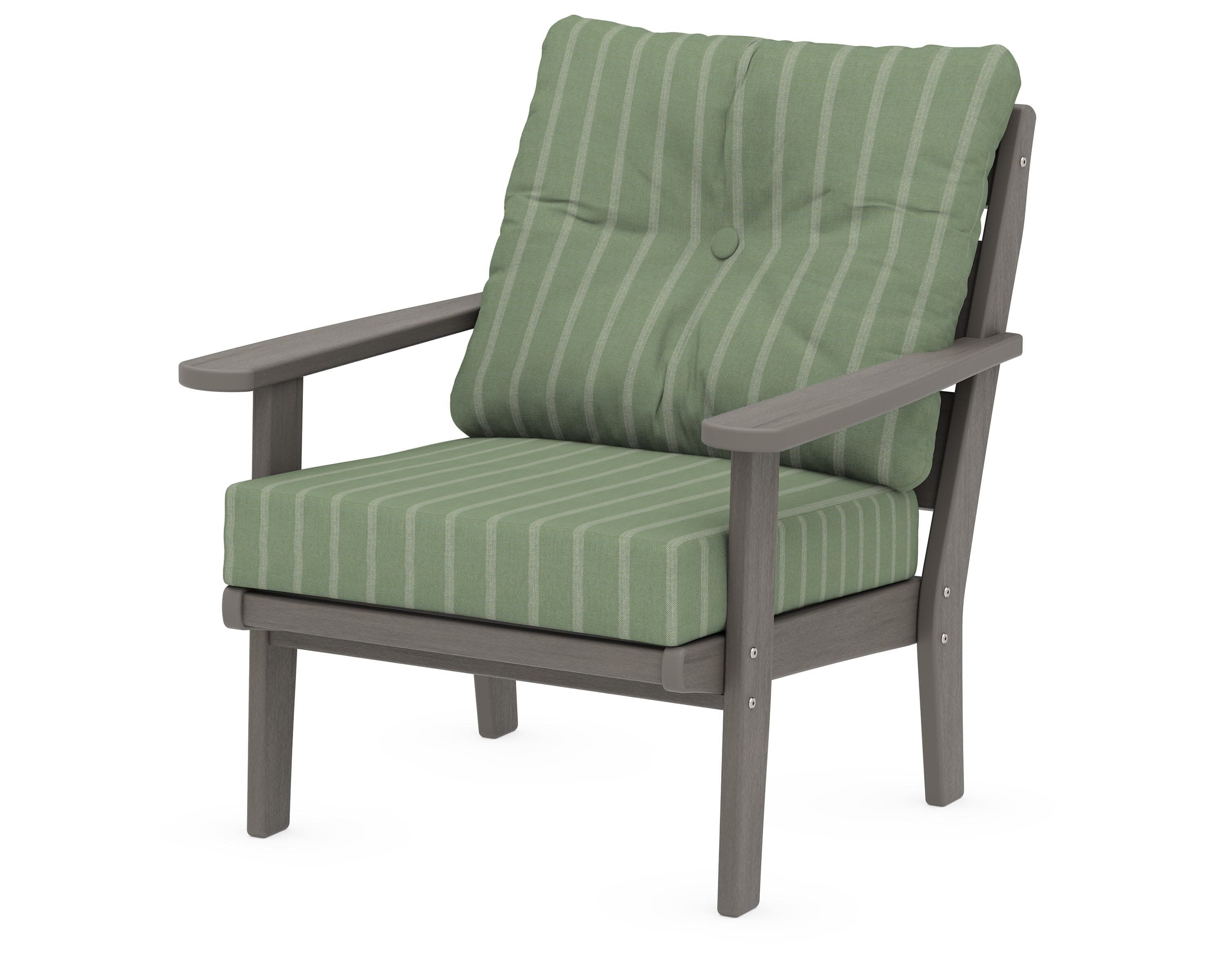 Lakeside Deep Seating Chair in Driftwood / Unwind Rainwashed