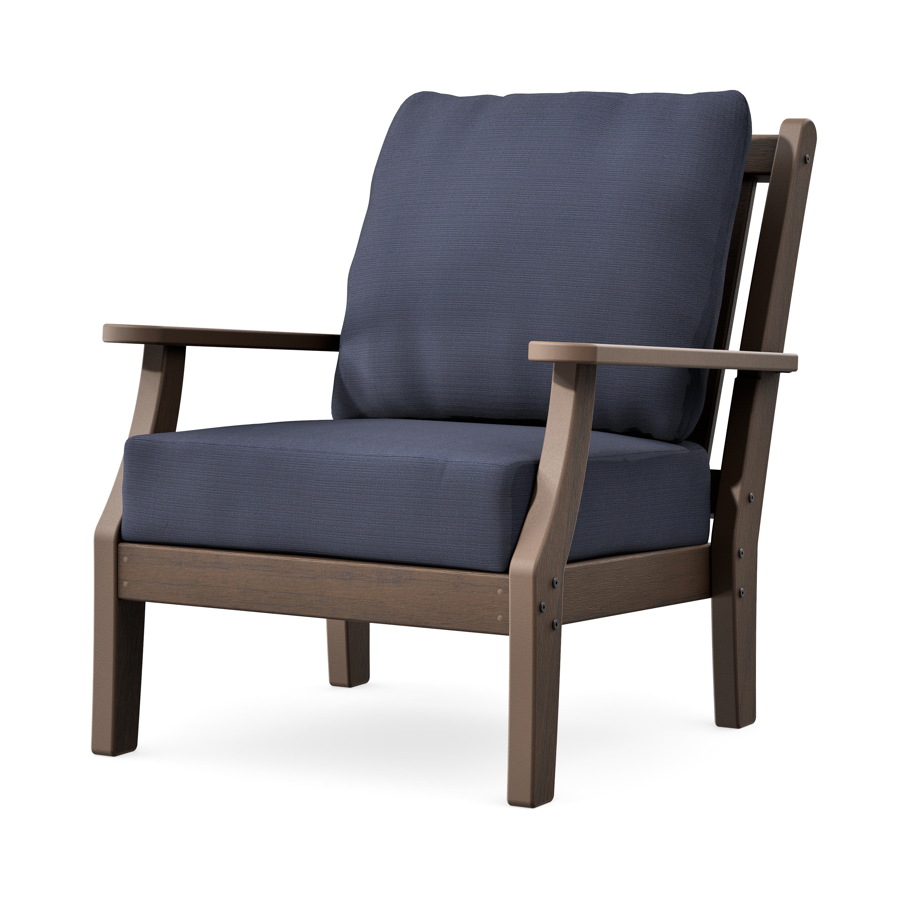 Wovendale Deep Seating Chair in Kona / Navy Linen