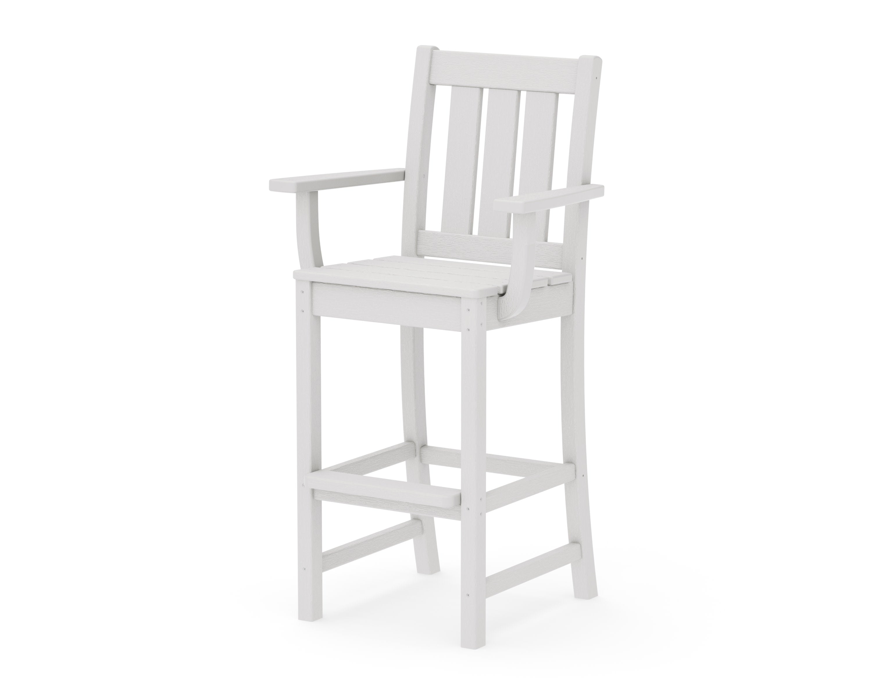 Oxford Bar Arm Chair in Vintage White