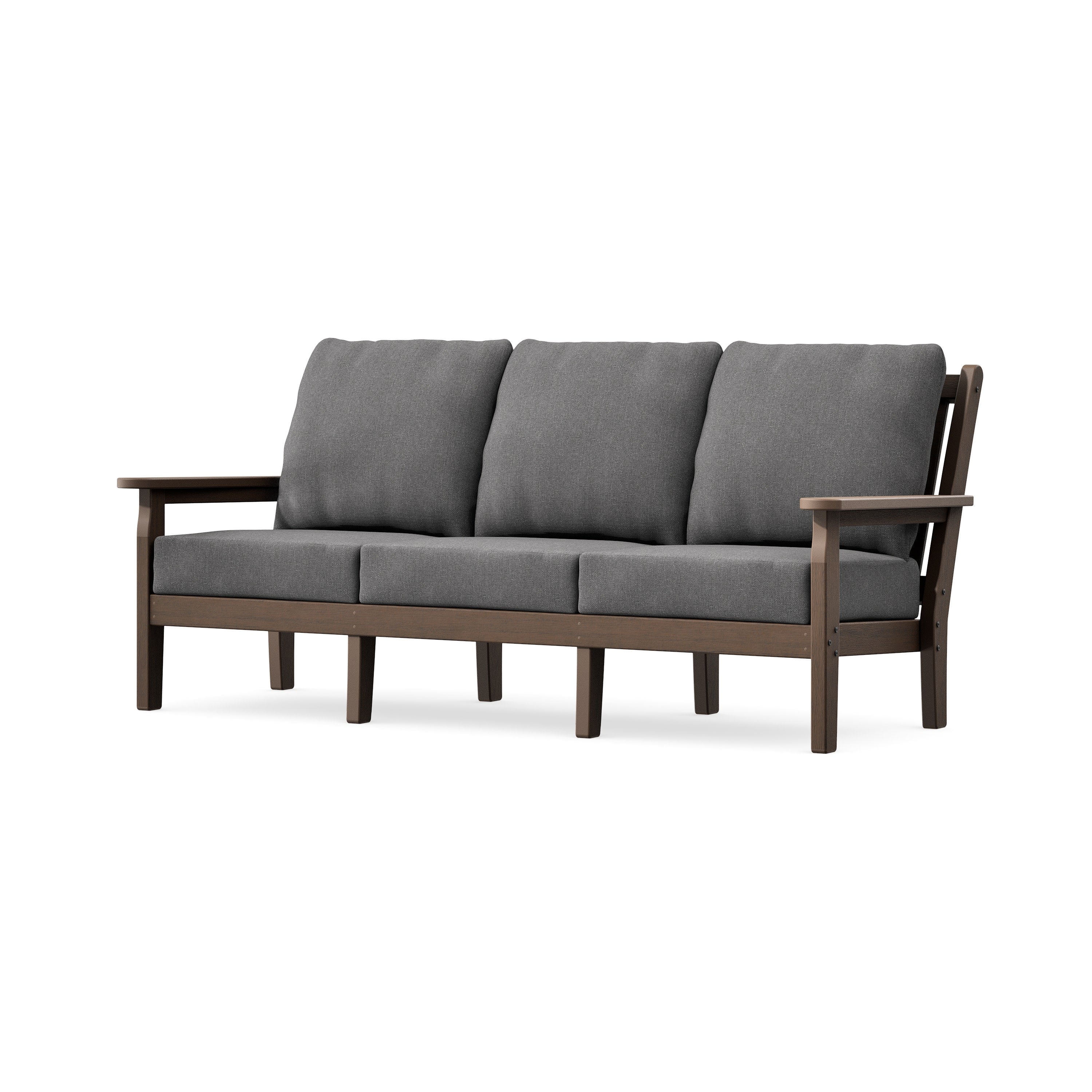 Chippendale Deep Seating Sofa in Kona / Ash Charcoal
