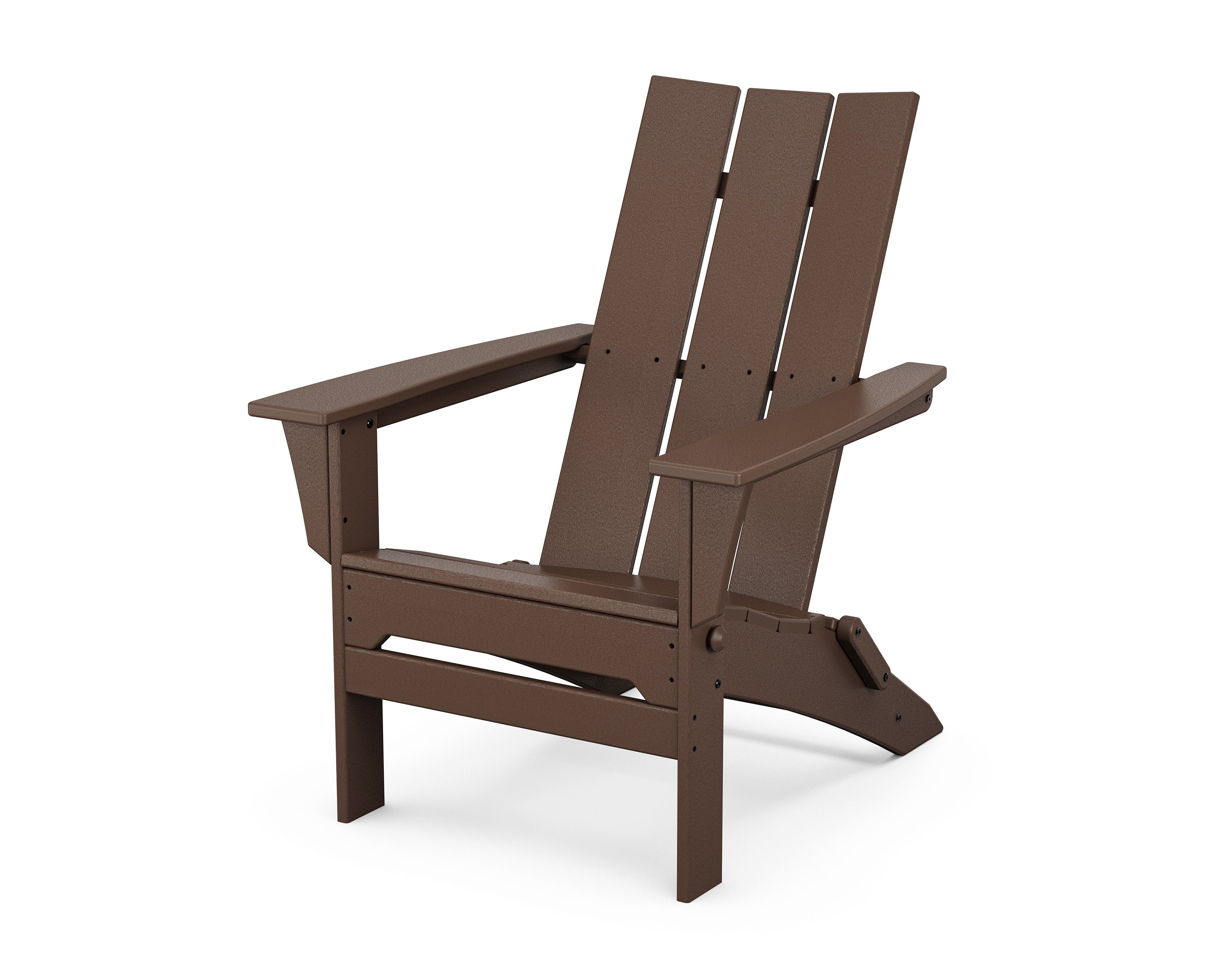 Modern Folding Adirondack in Mahogany