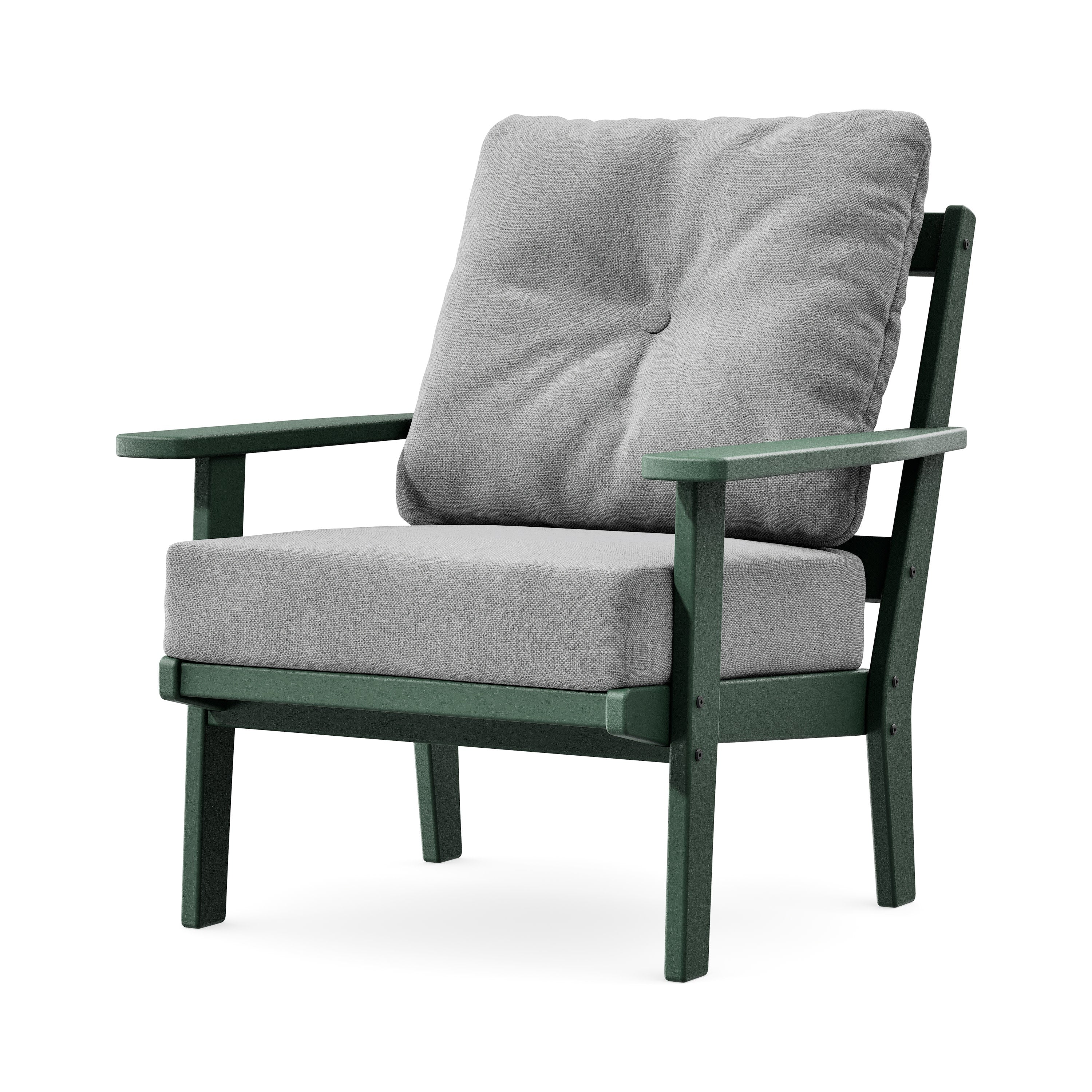 Prairie Deep Seating Chair in Green / Grey Mist