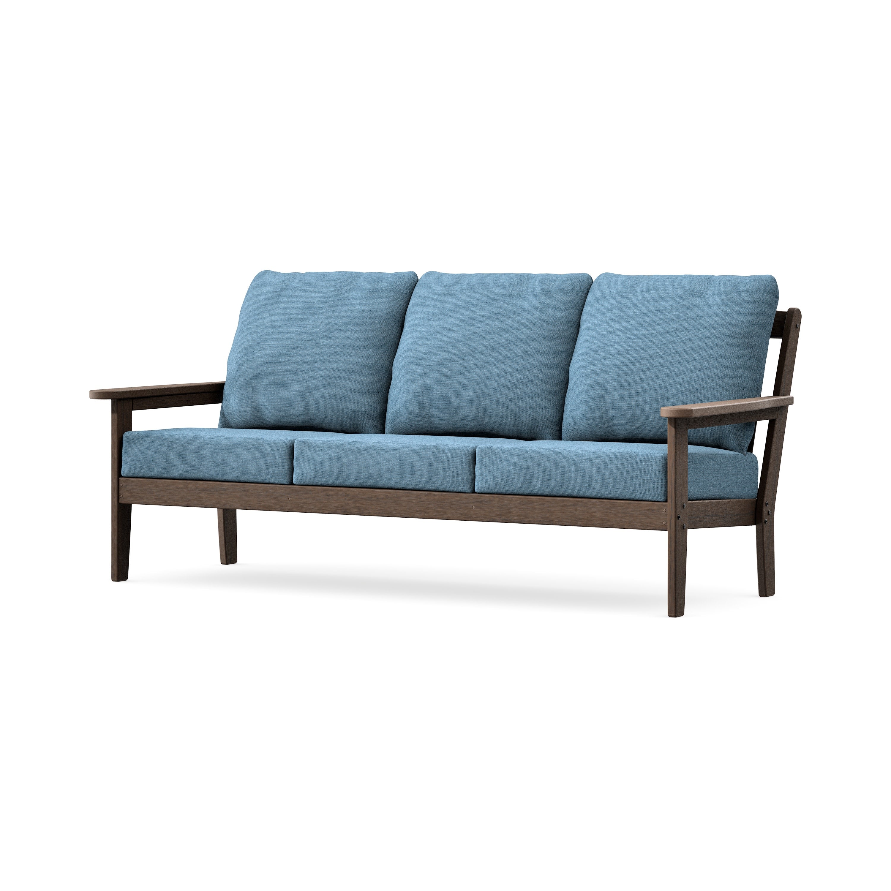 Cottage Deep Seating Sofa in Kona / Sky Blue