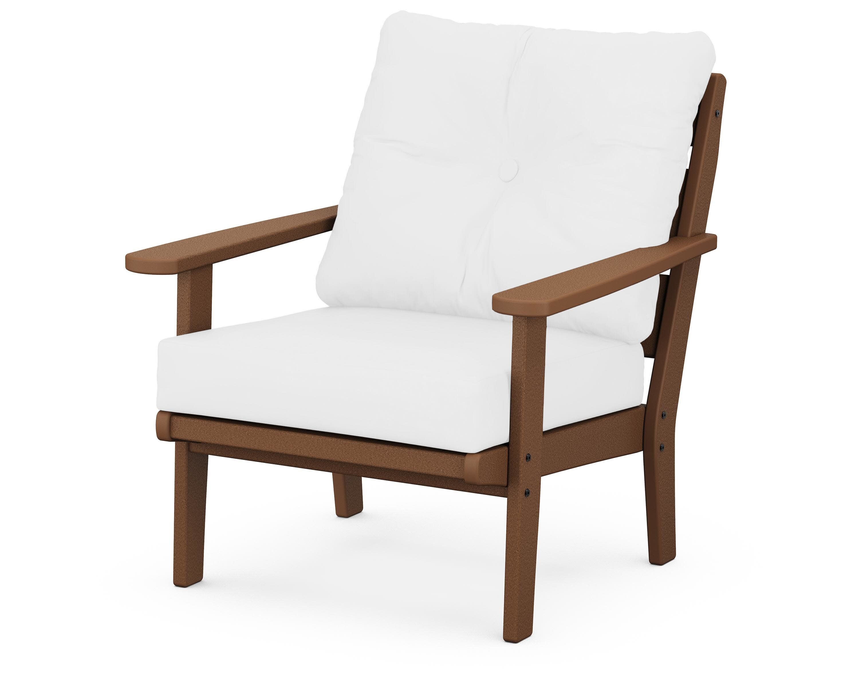 Lakeside Deep Seating Chair in Teak / Natural