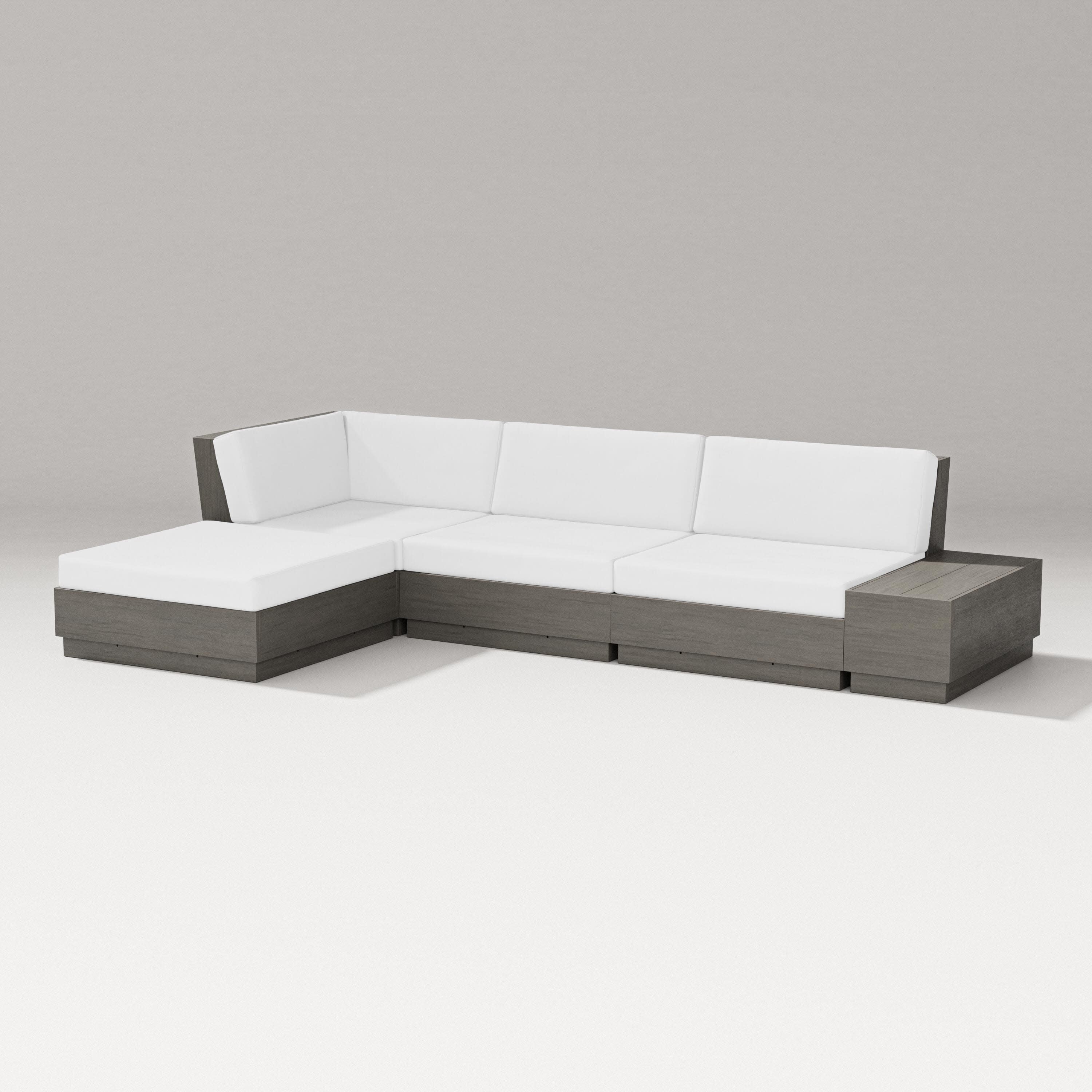 Elevate Chaise Sectional in Driftwood / Natural