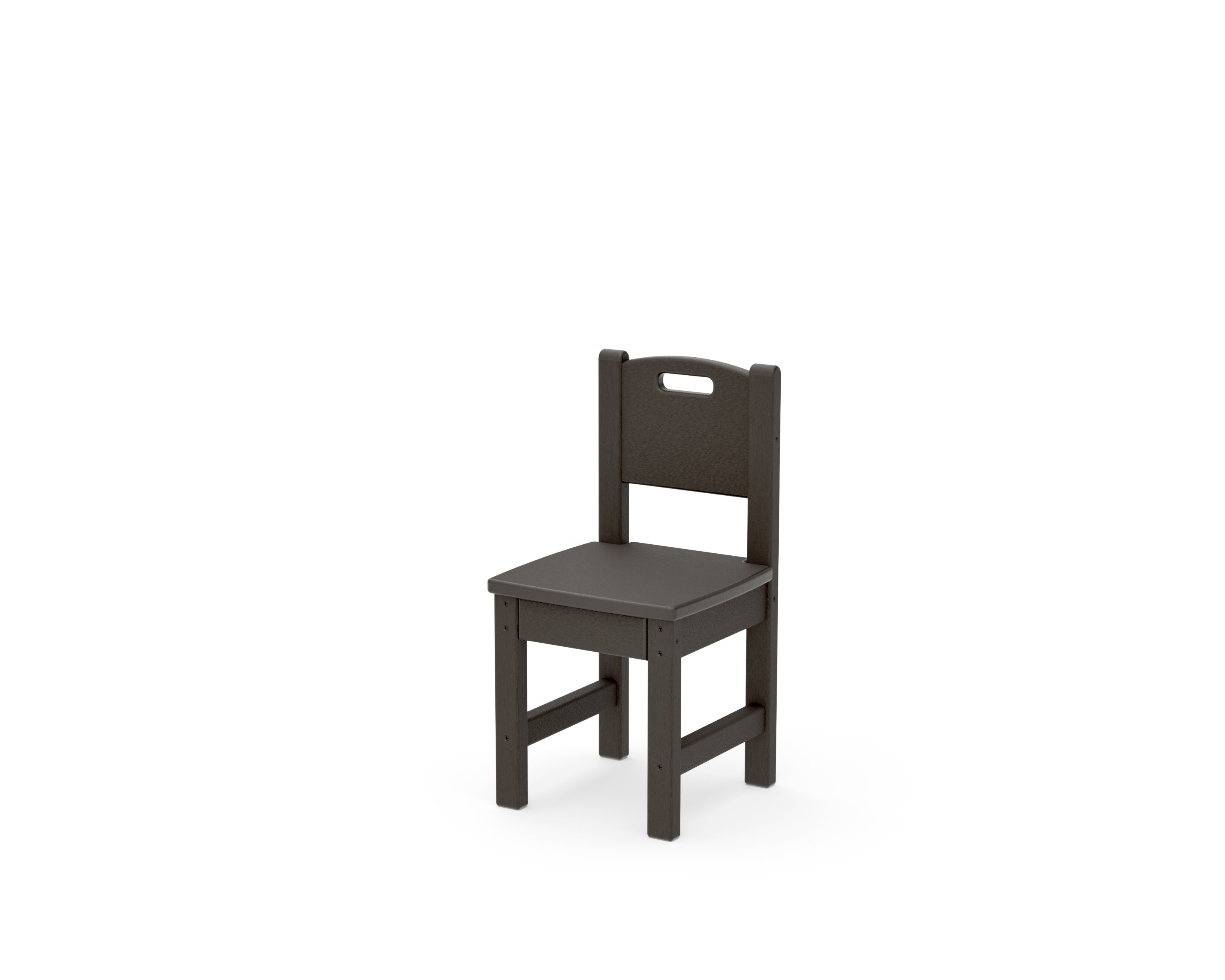 Toddler Dining Chair in Vintage Coffee