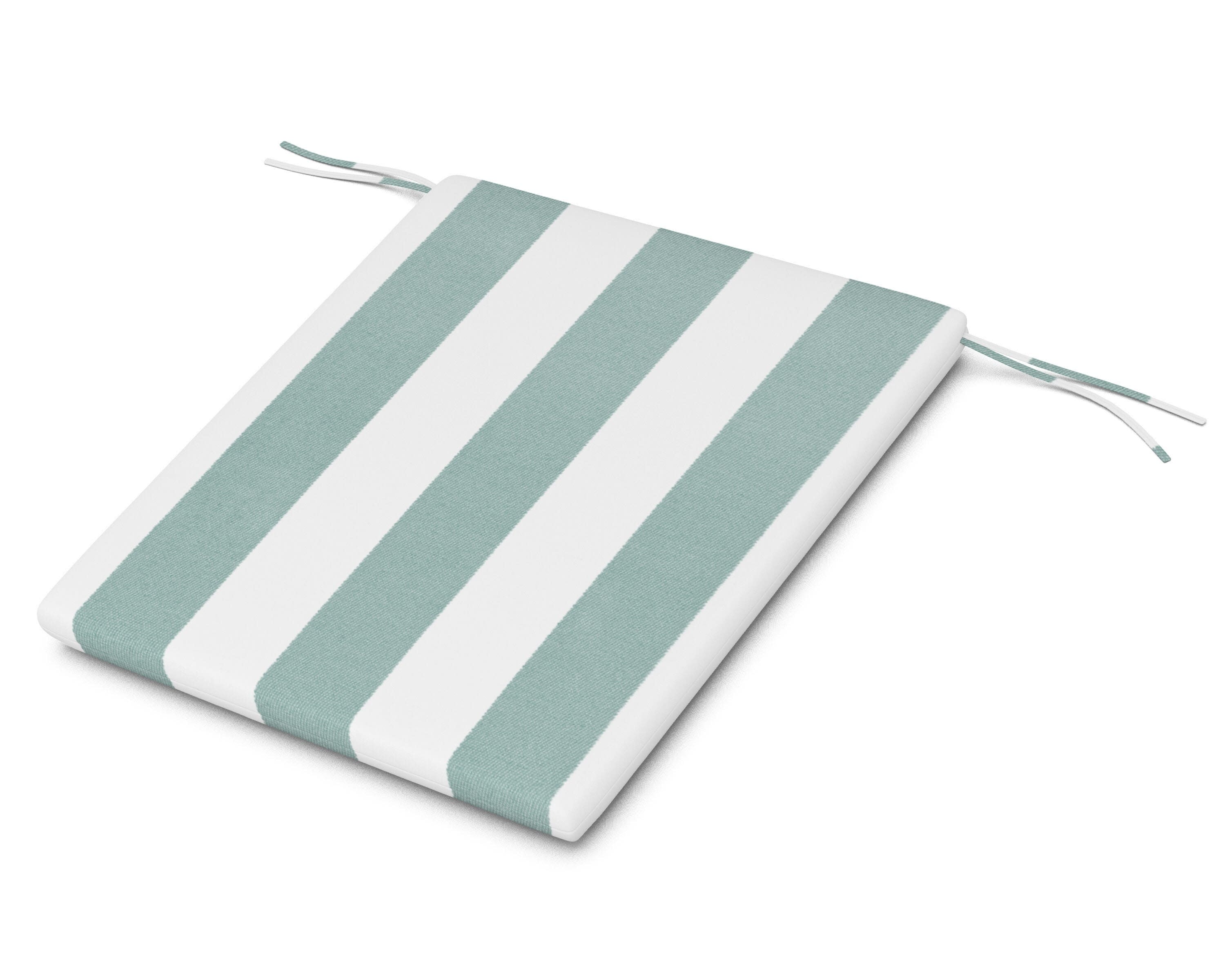 AL100 Seat Pad in Cabana Stripe Glacier Spa