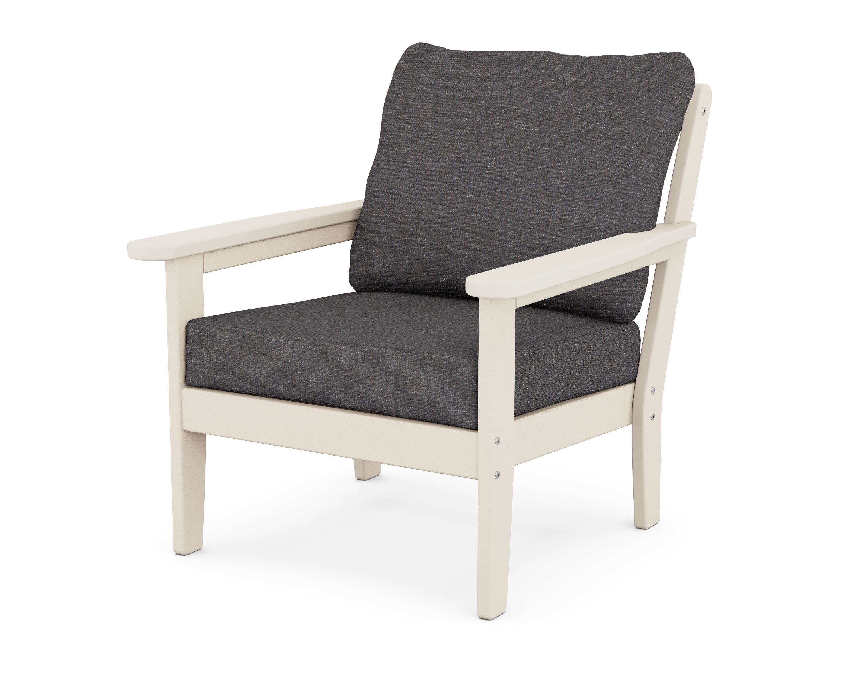 Cottage Deep Seating Chair in Sand / Ash Charcoal