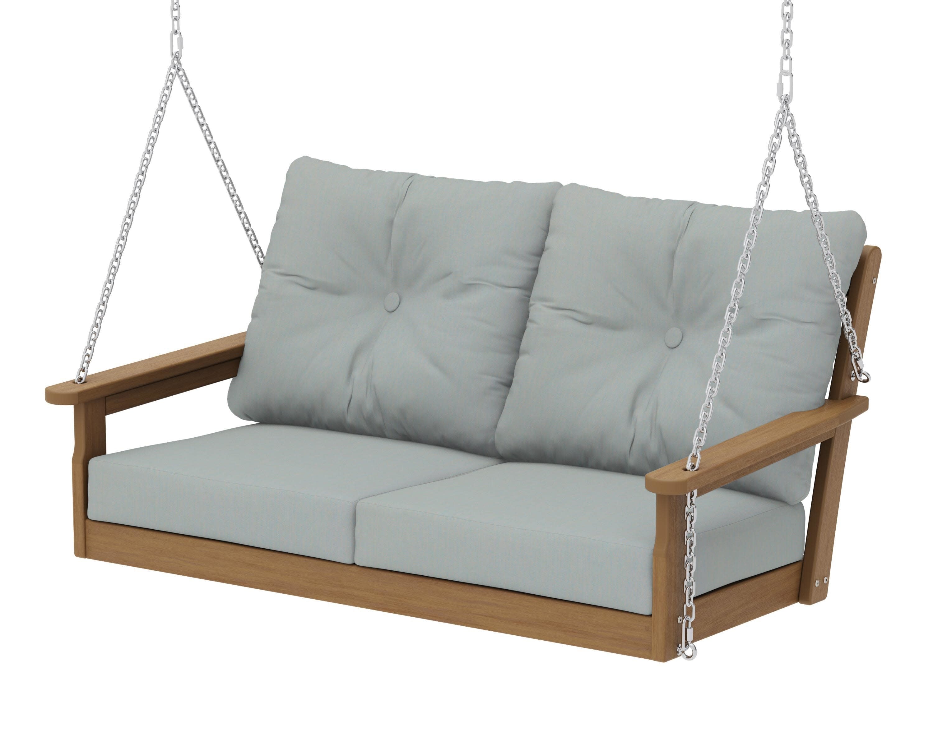 Vineyard Deep Seating Swing in Natural / Spa