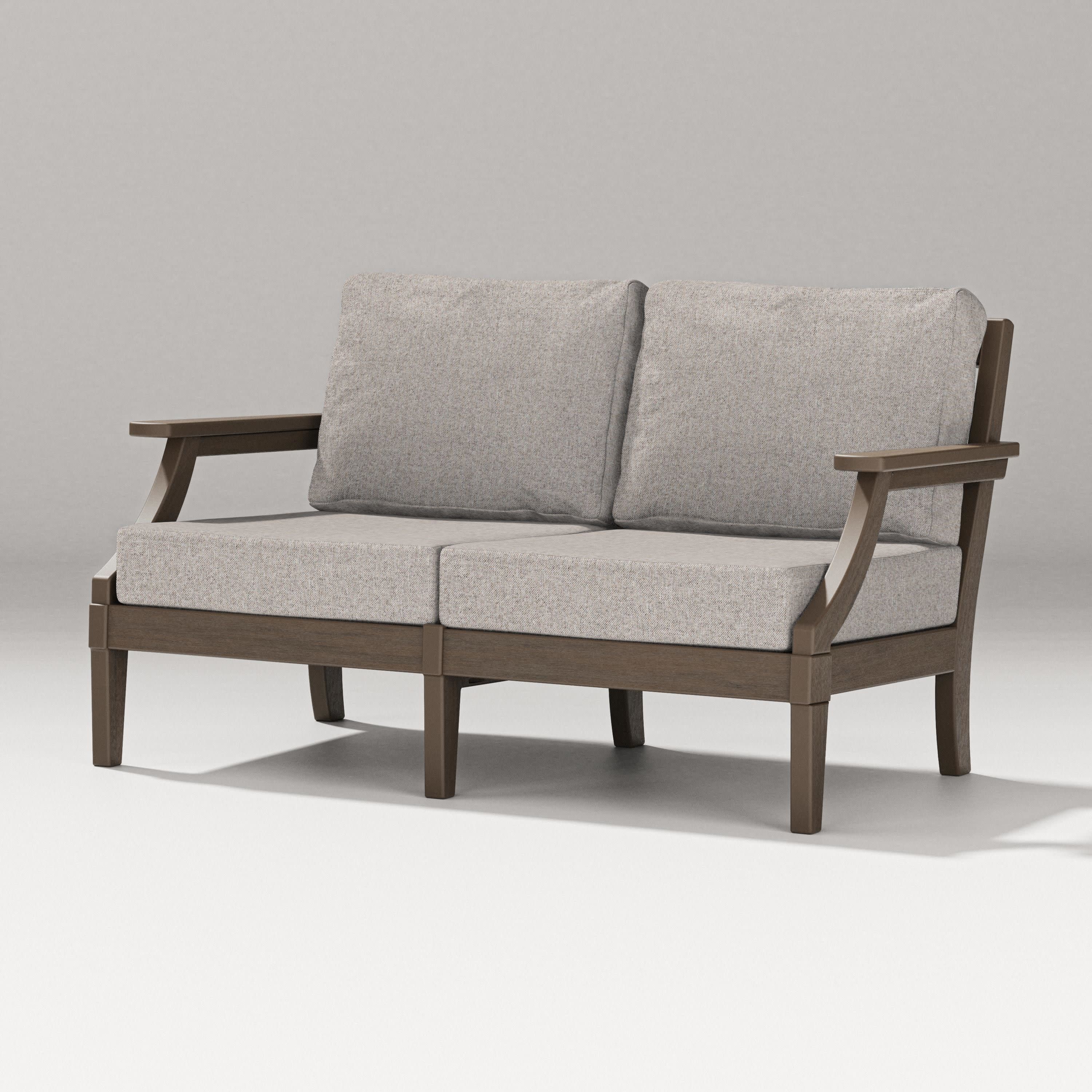 Estate Loveseat in Kona / Weathered Tweed