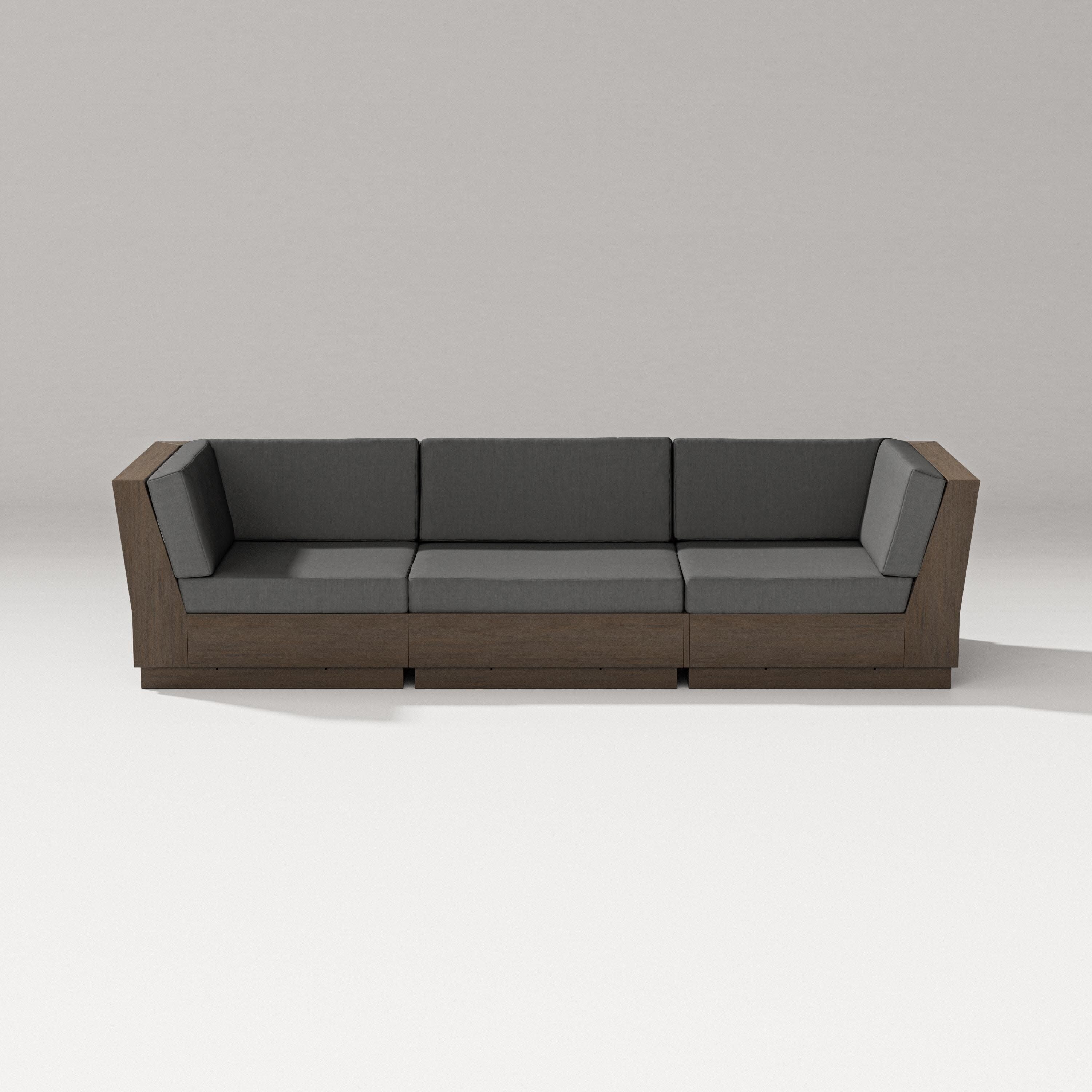 Elevate Sofa Sectional in Kona / Spectrum Carbon