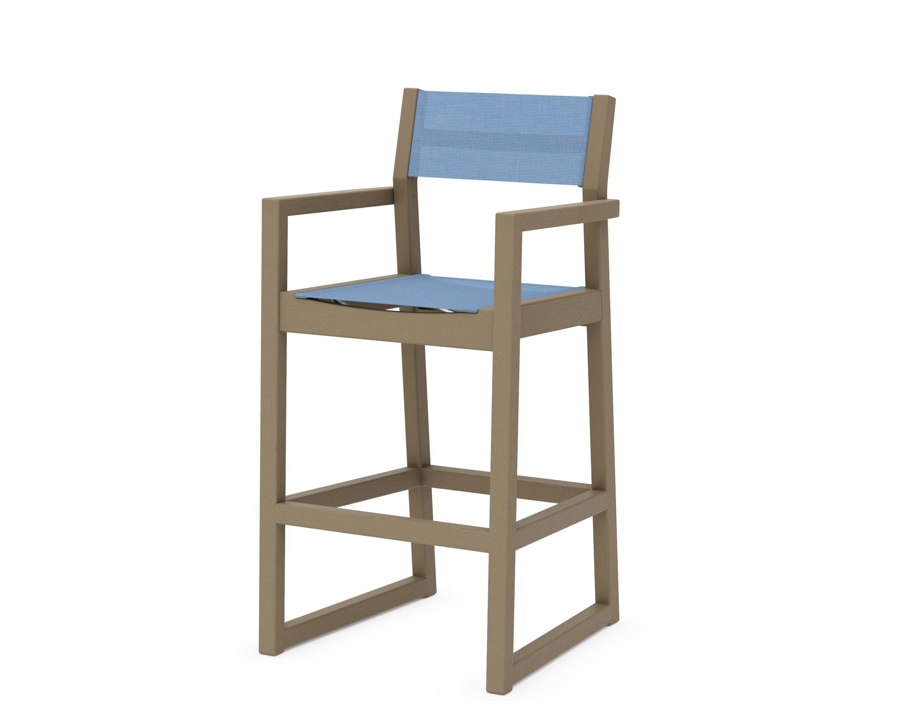 EDGE Sling Bar Arm Chair in Vintage Sahara / Poolside Sling