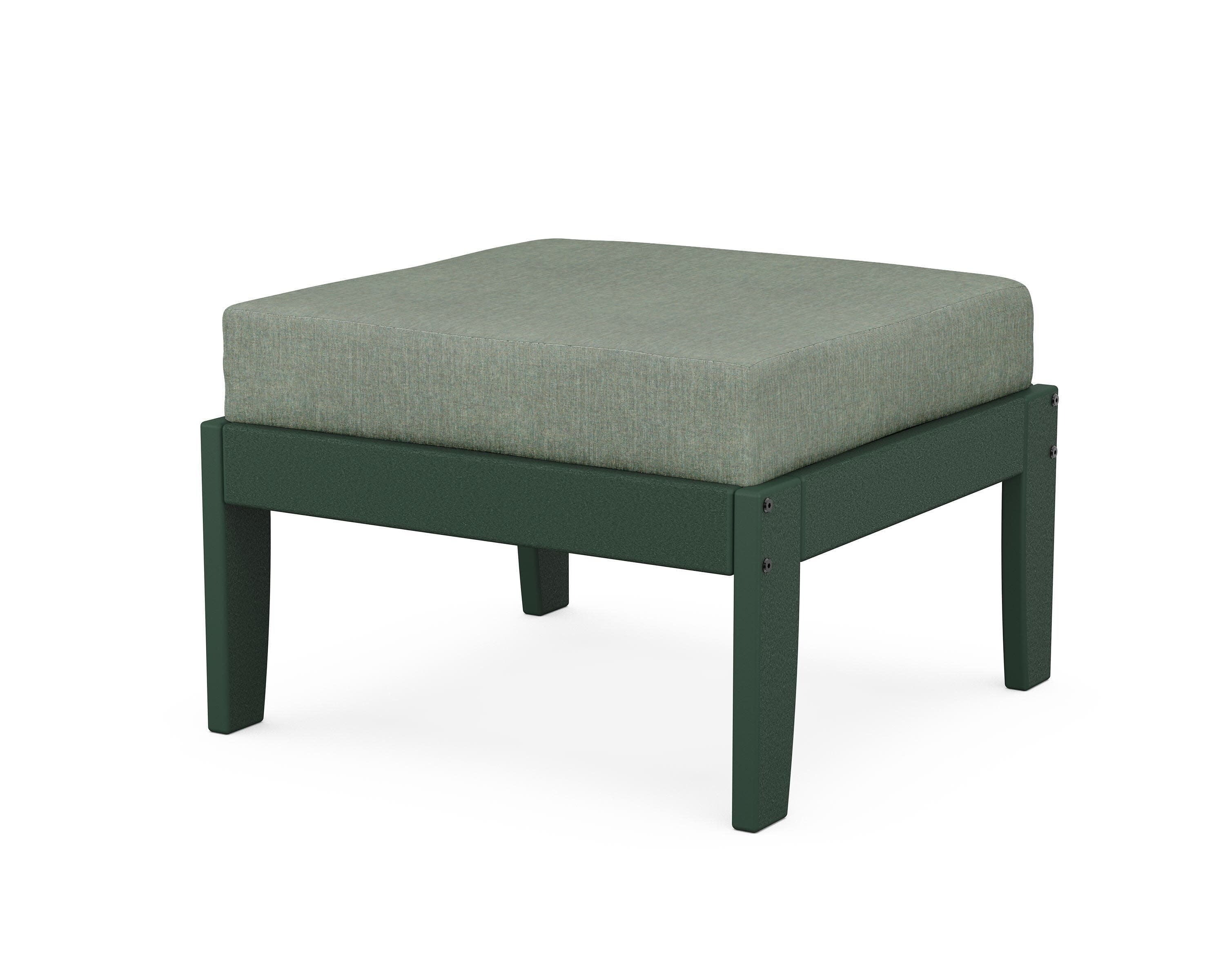 Modular Ottoman - Classic in Green / Cast Sage
