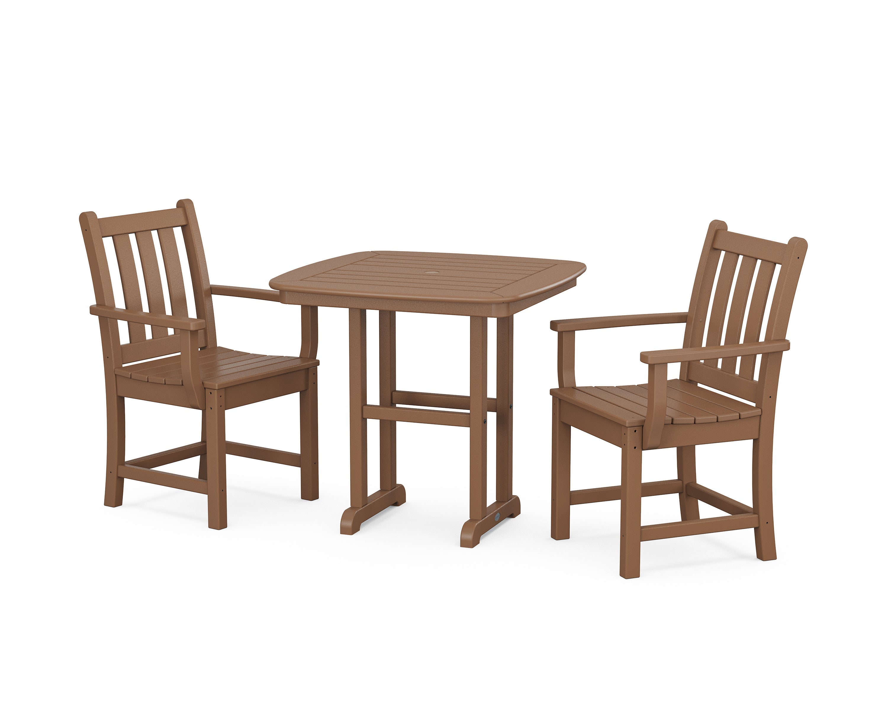Traditional Garden 3-Piece Dining Set in Teak