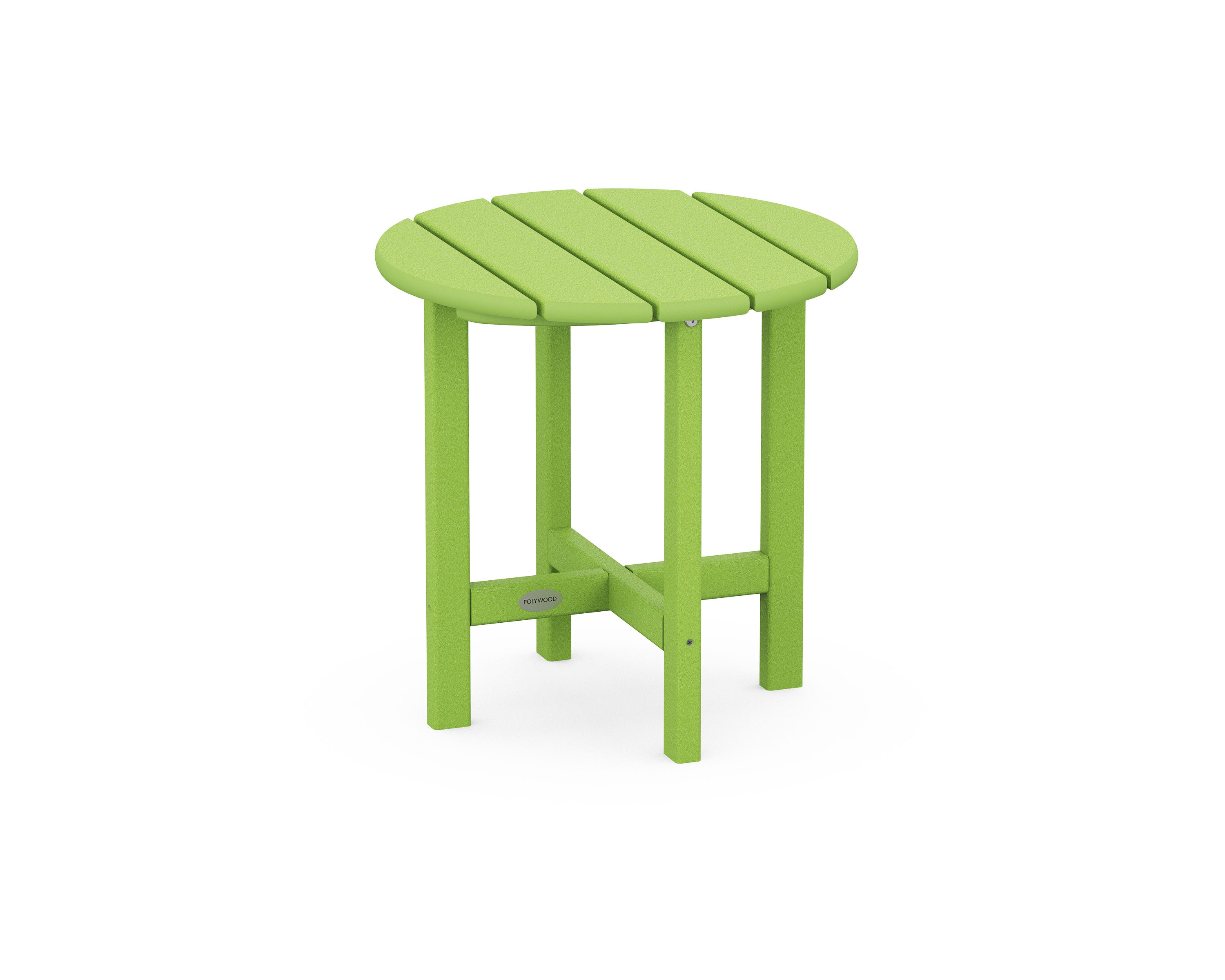 Round 18" Side Table in Lime