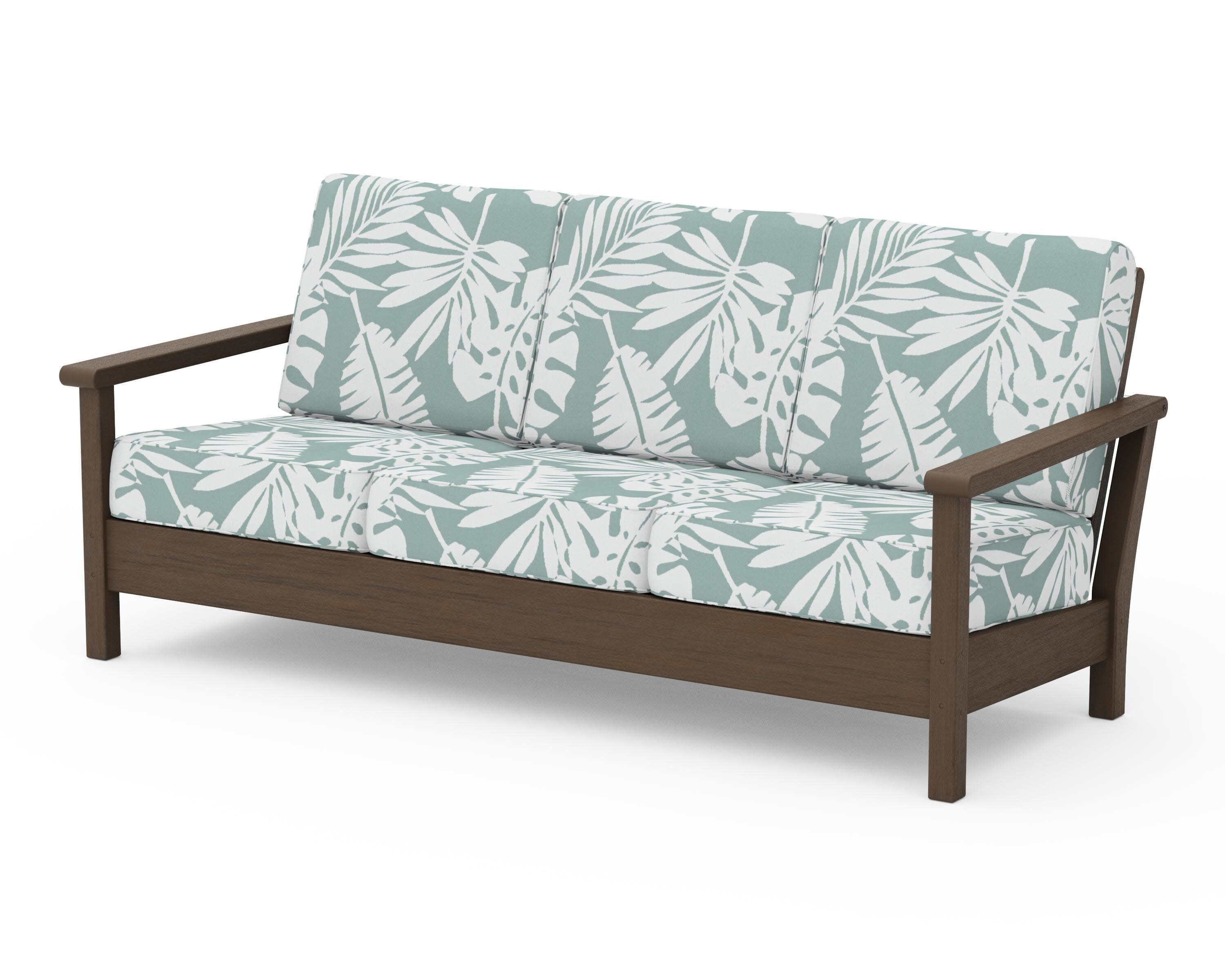 Harbour Deep Seating Sofa in Kona / Leaf Glacier Spa