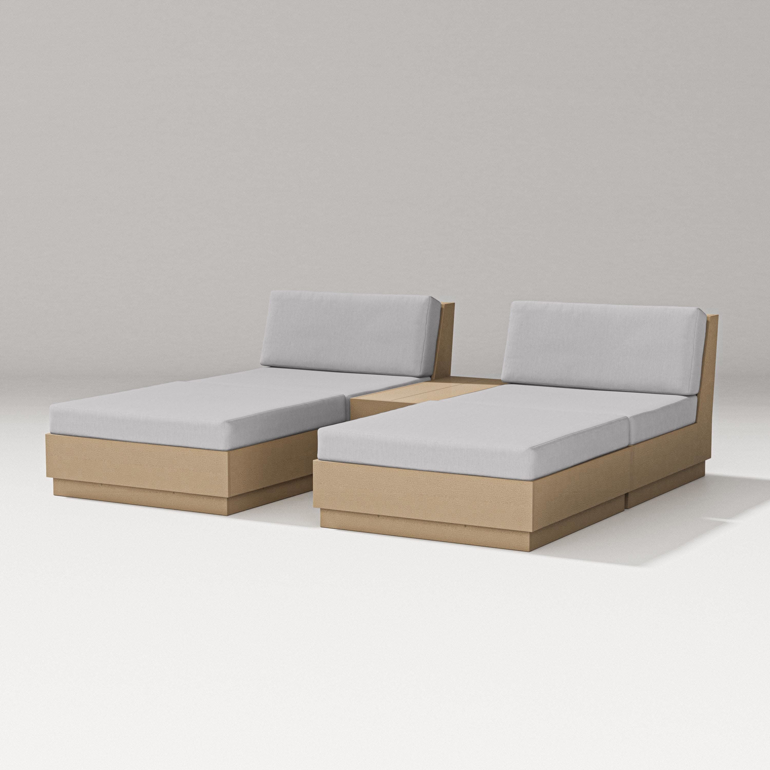 Elevate Double Chaise Set in Vintage Sahara / Granite