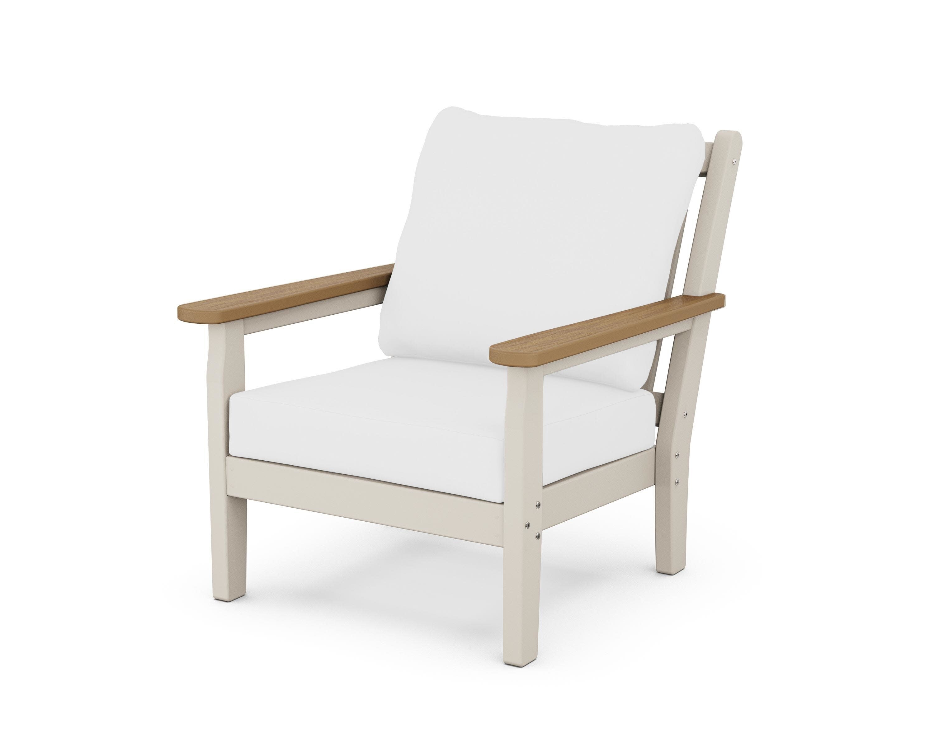 Chippendale Deep Seating Chair in Sand / Natural / Natural