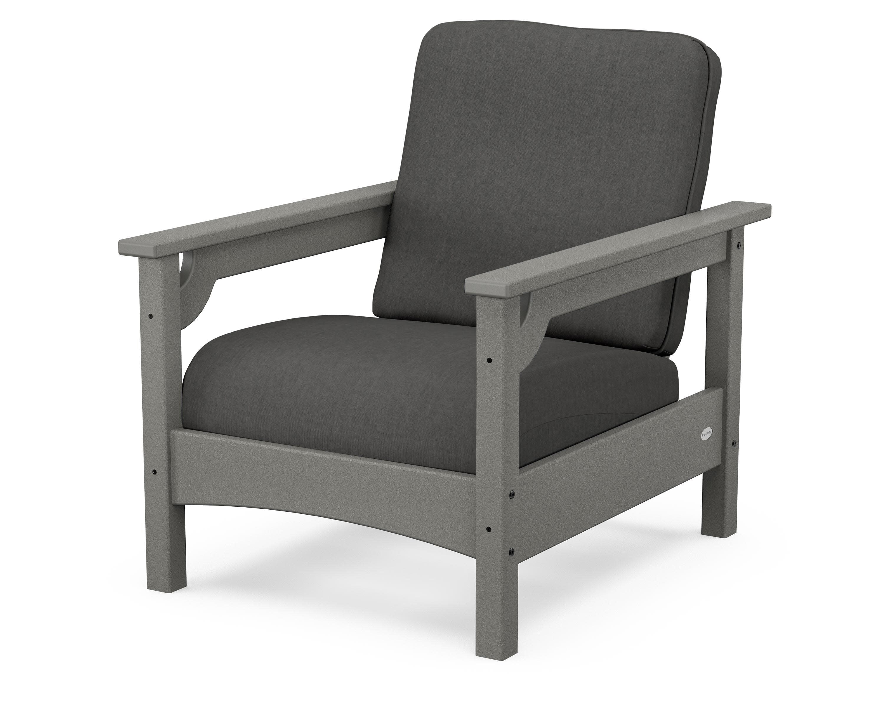Club Chair in Slate Grey / Spectrum Carbon