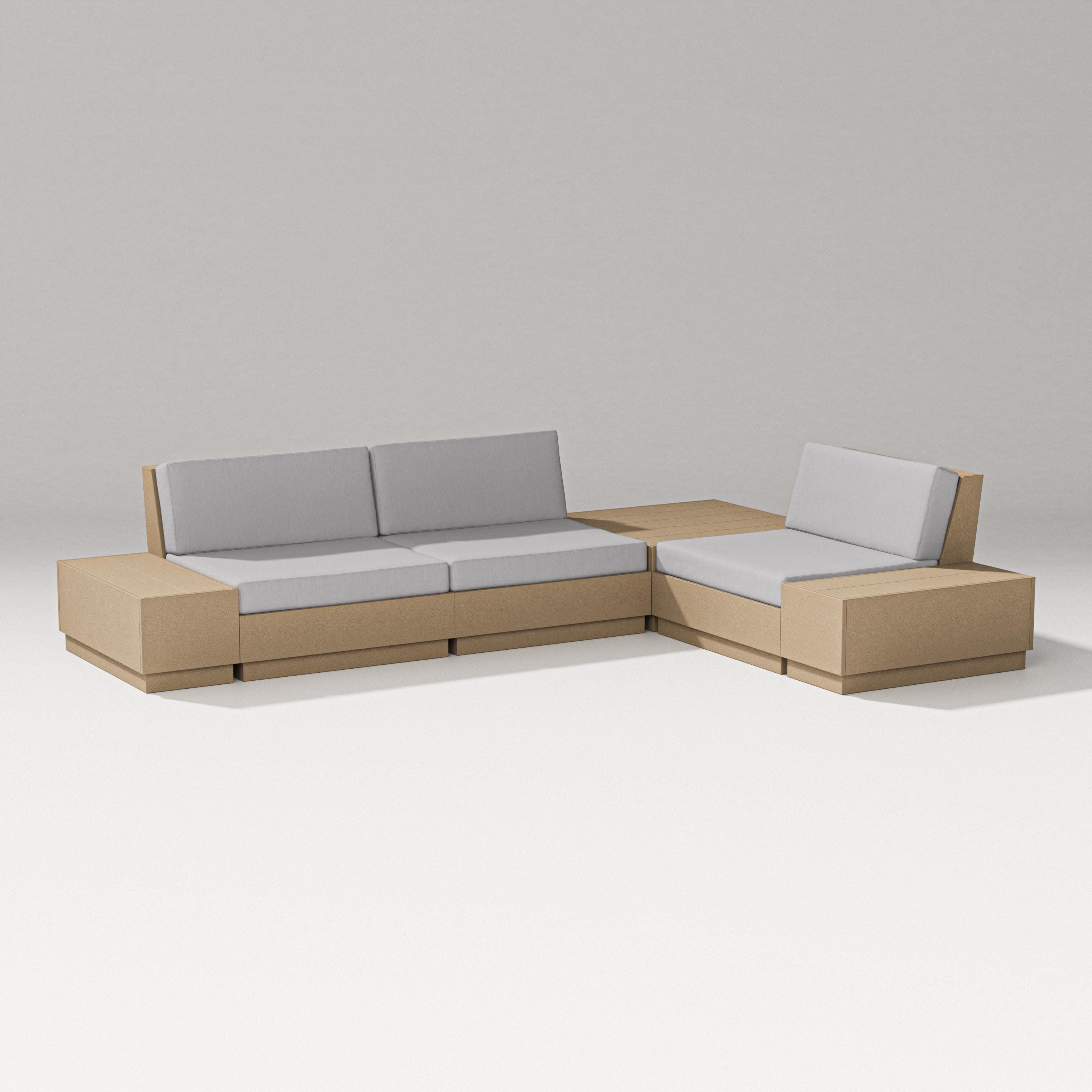 Elevate 6-Piece Corner Sectional in Vintage Sahara / Granite
