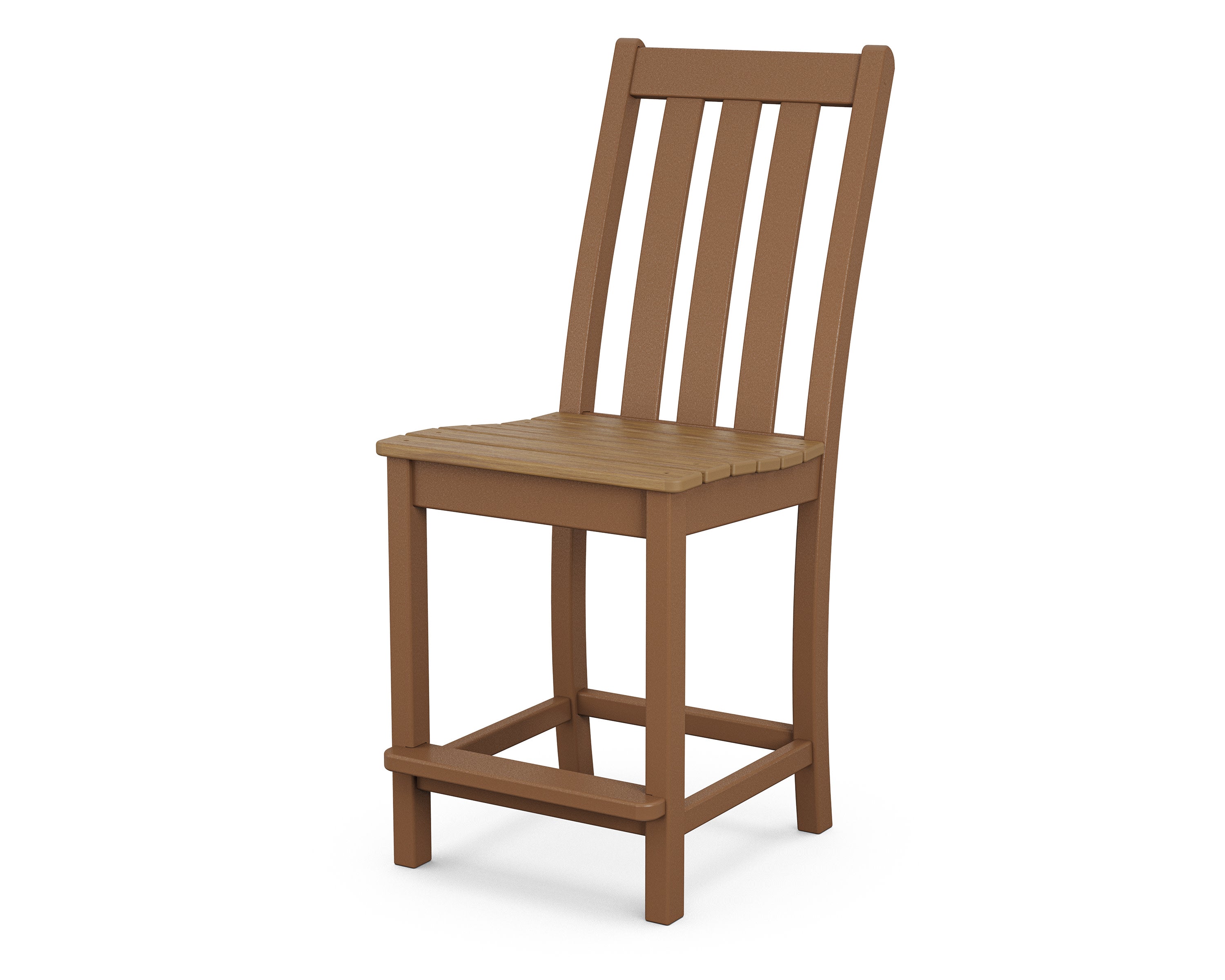 Vineyard Counter Side Chair in Teak / Natural