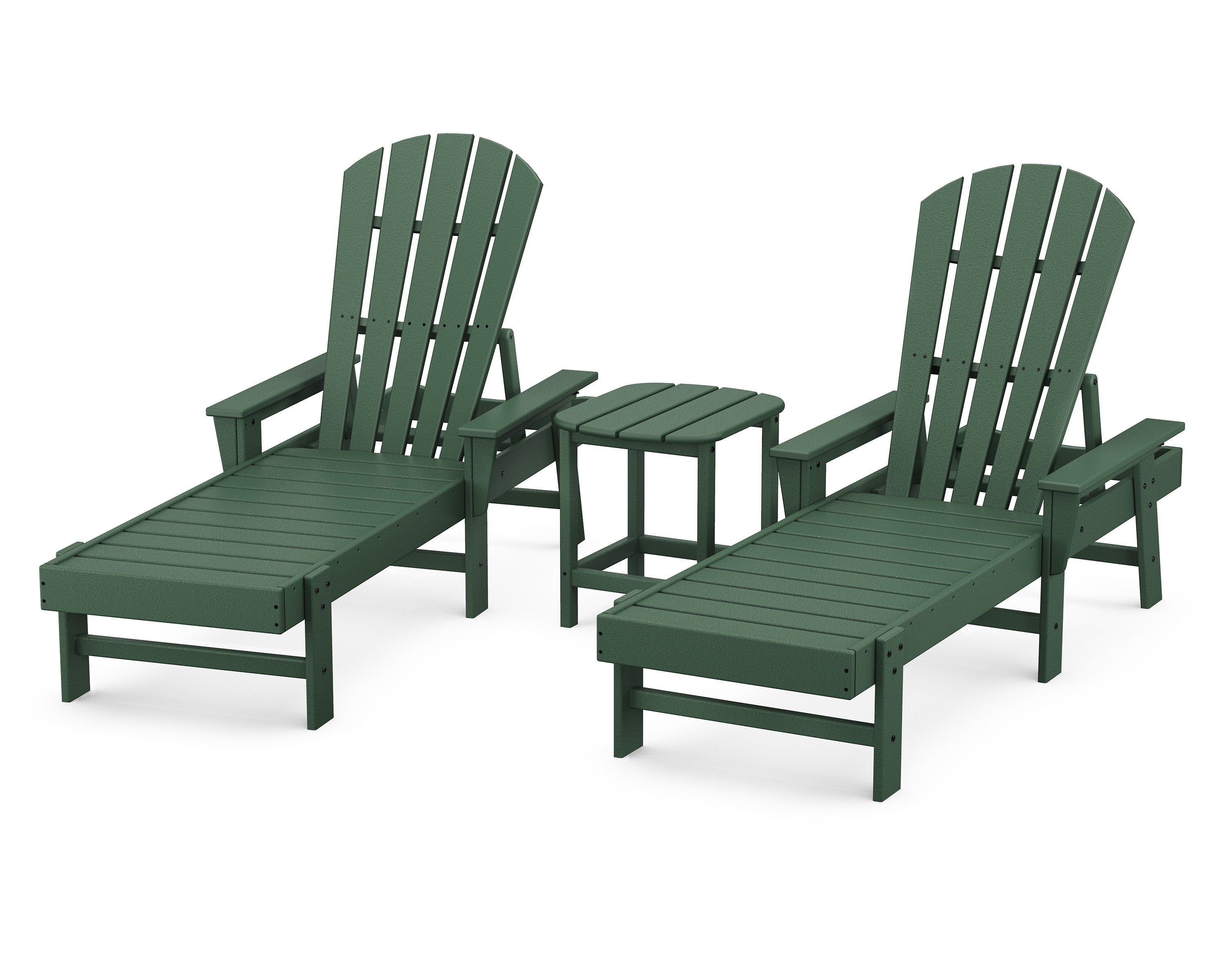 South Beach Chaise 3-Piece Set in Green
