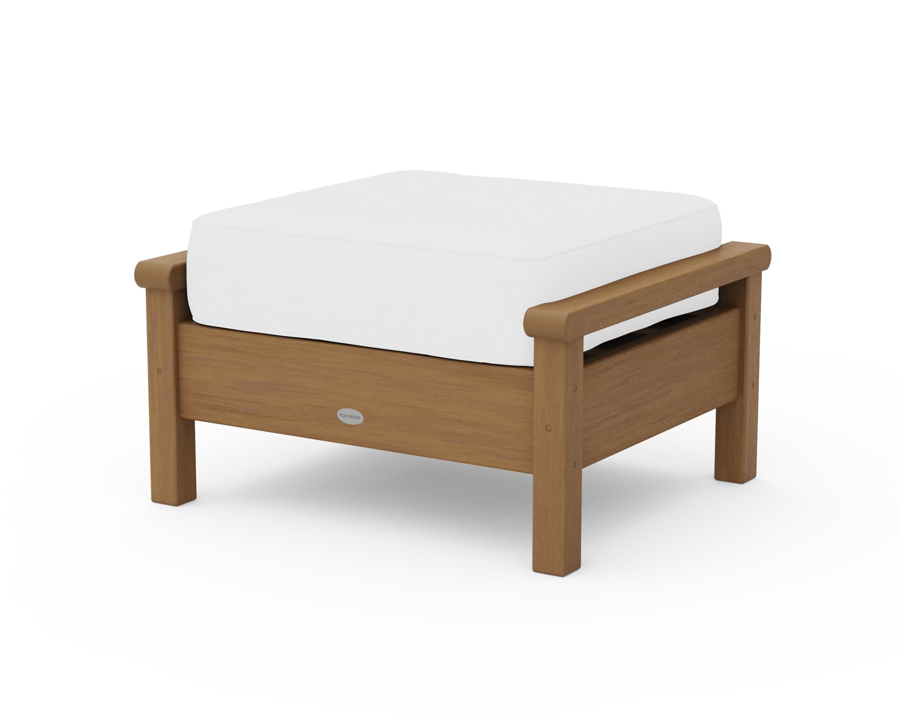 Harbour Deep Seating Ottoman in Natural / Natural
