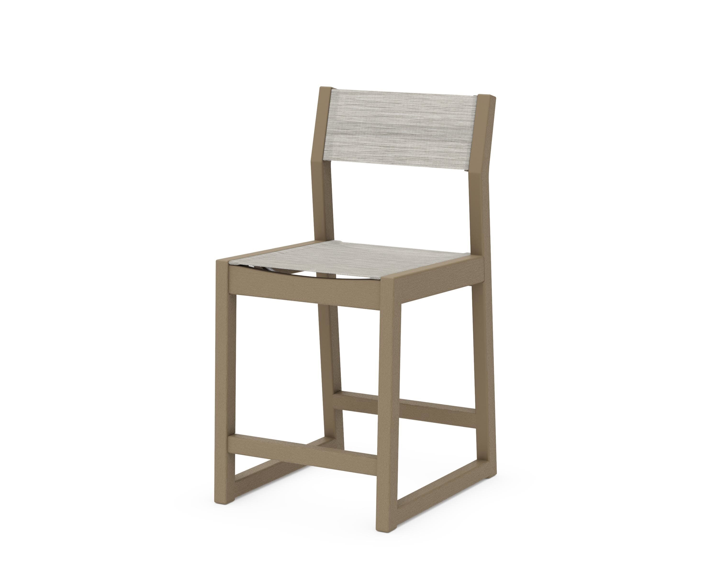 EDGE Sling Counter Side Chair in Vintage Sahara / Birch Sling