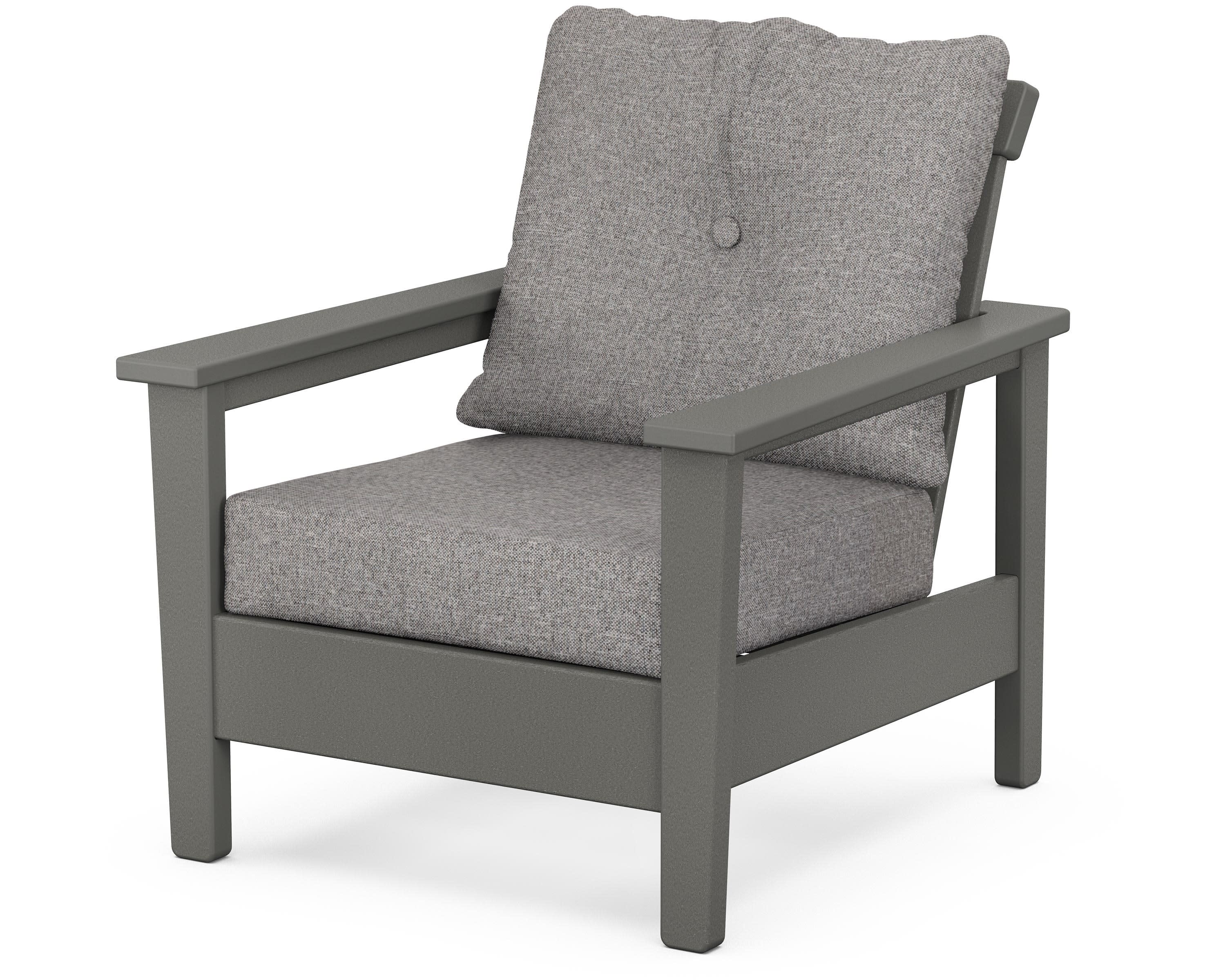 Prescott Deep Seating Chair in Slate Grey / Grey Mist