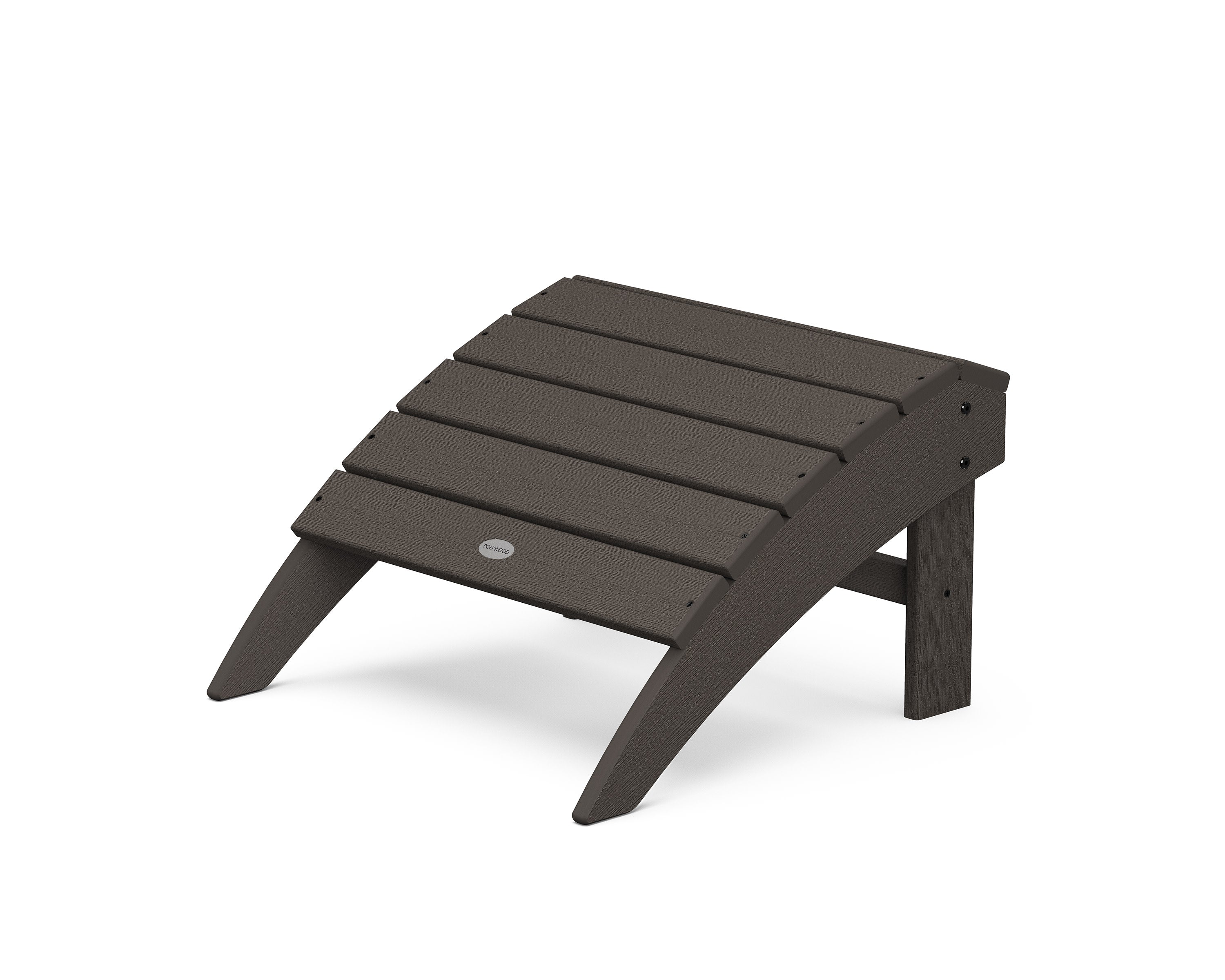 Vineyard Adirondack Ottoman in Vintage Coffee