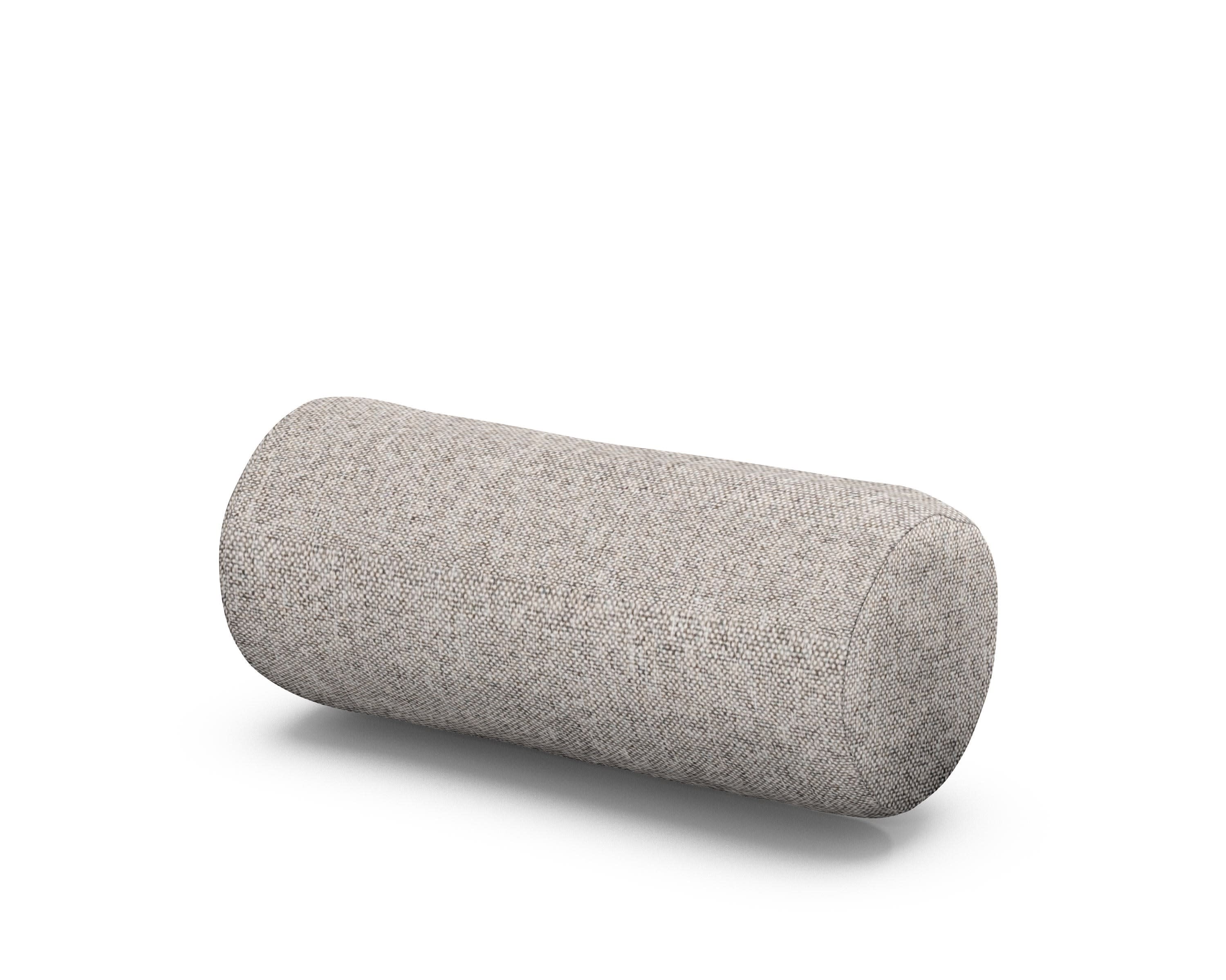Outdoor Bolster Pillow in Weathered Tweed