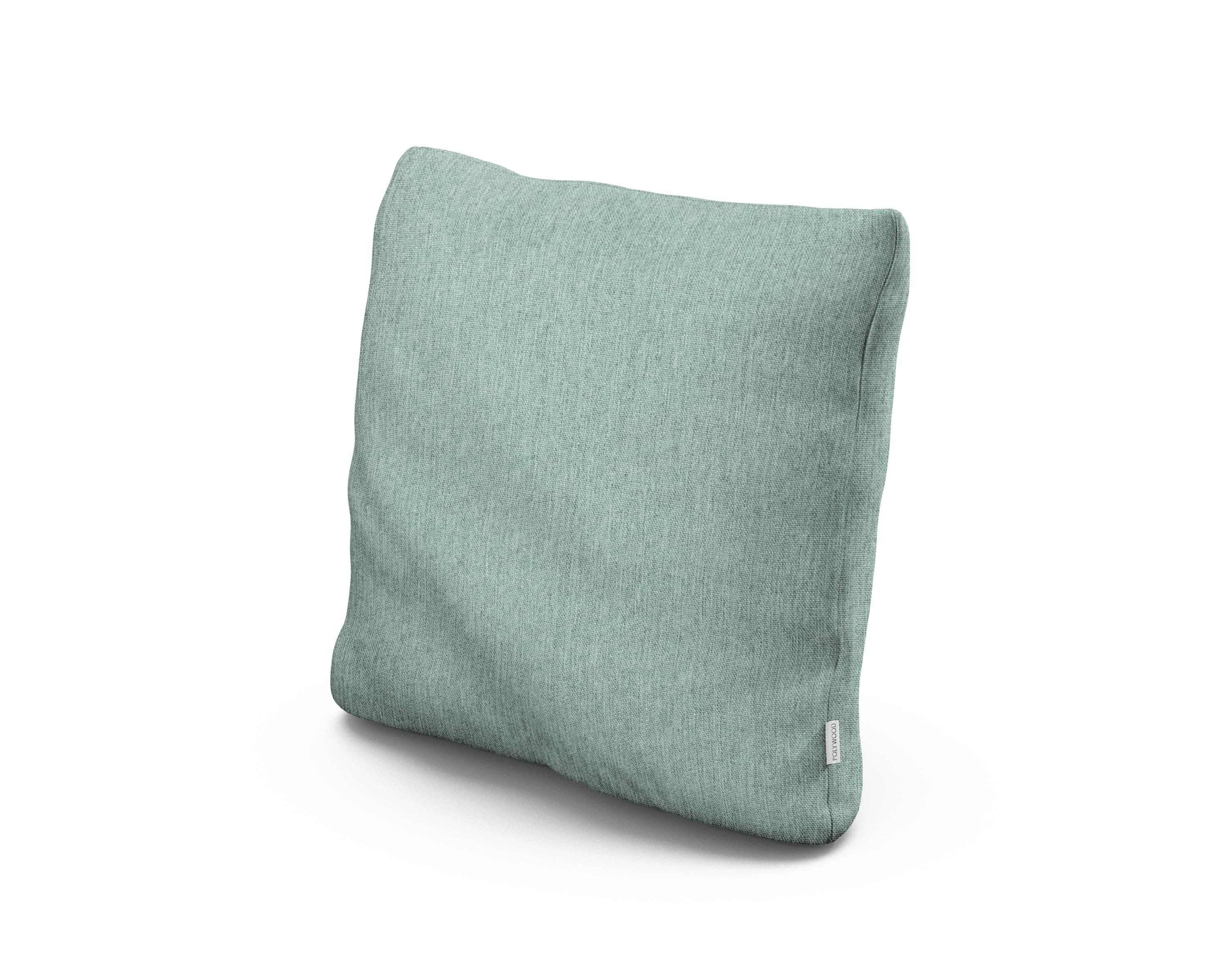 18" Outdoor Throw Pillow in Glacier Spa