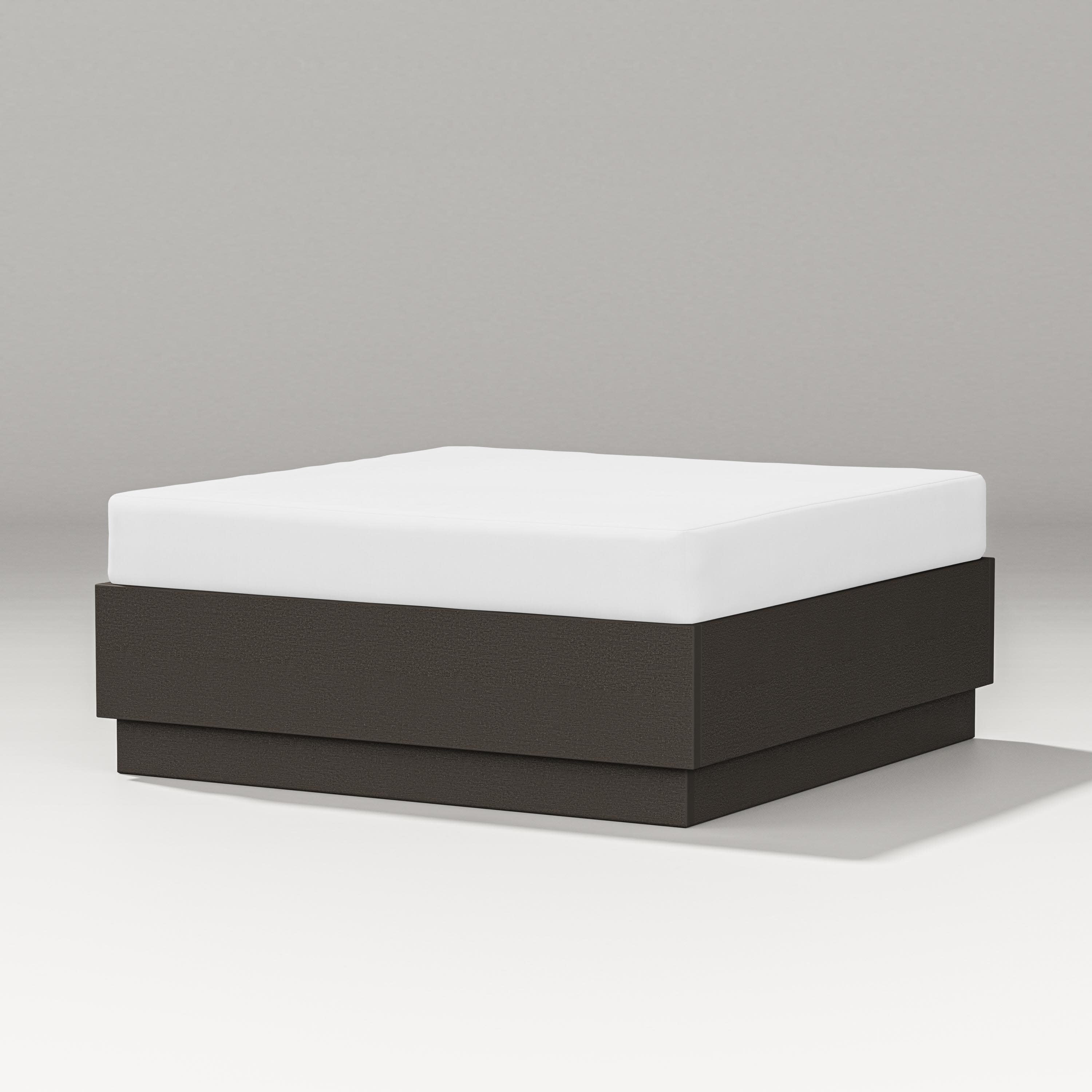 Elevate Lounge Ottoman in Vintage Coffee / Natural