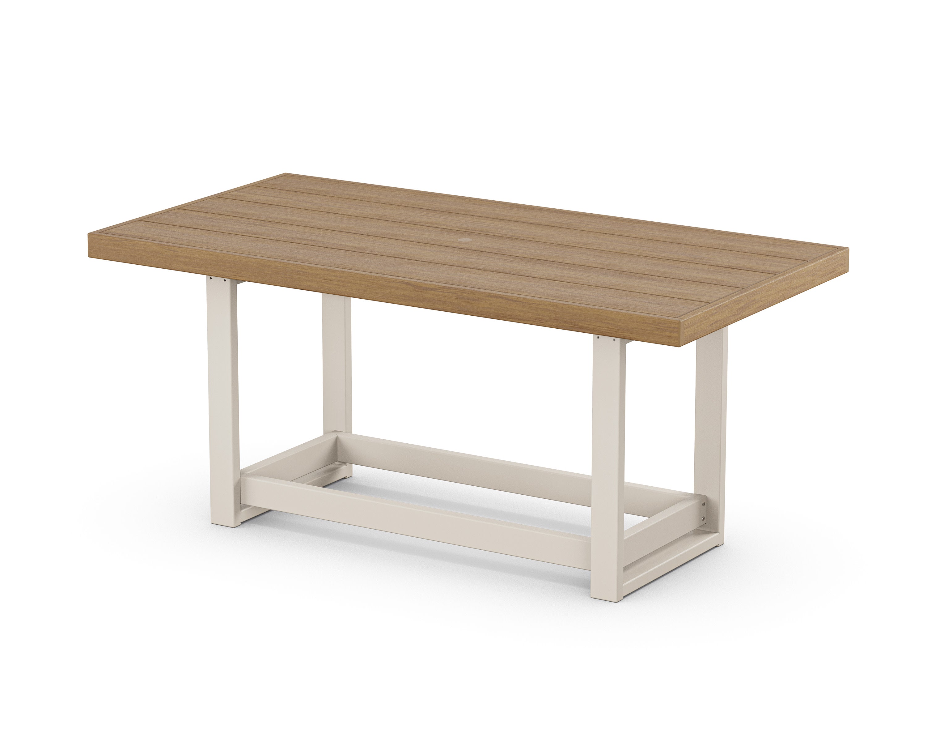 EDGE 40 x 78 Counter Table in Sand / Natural