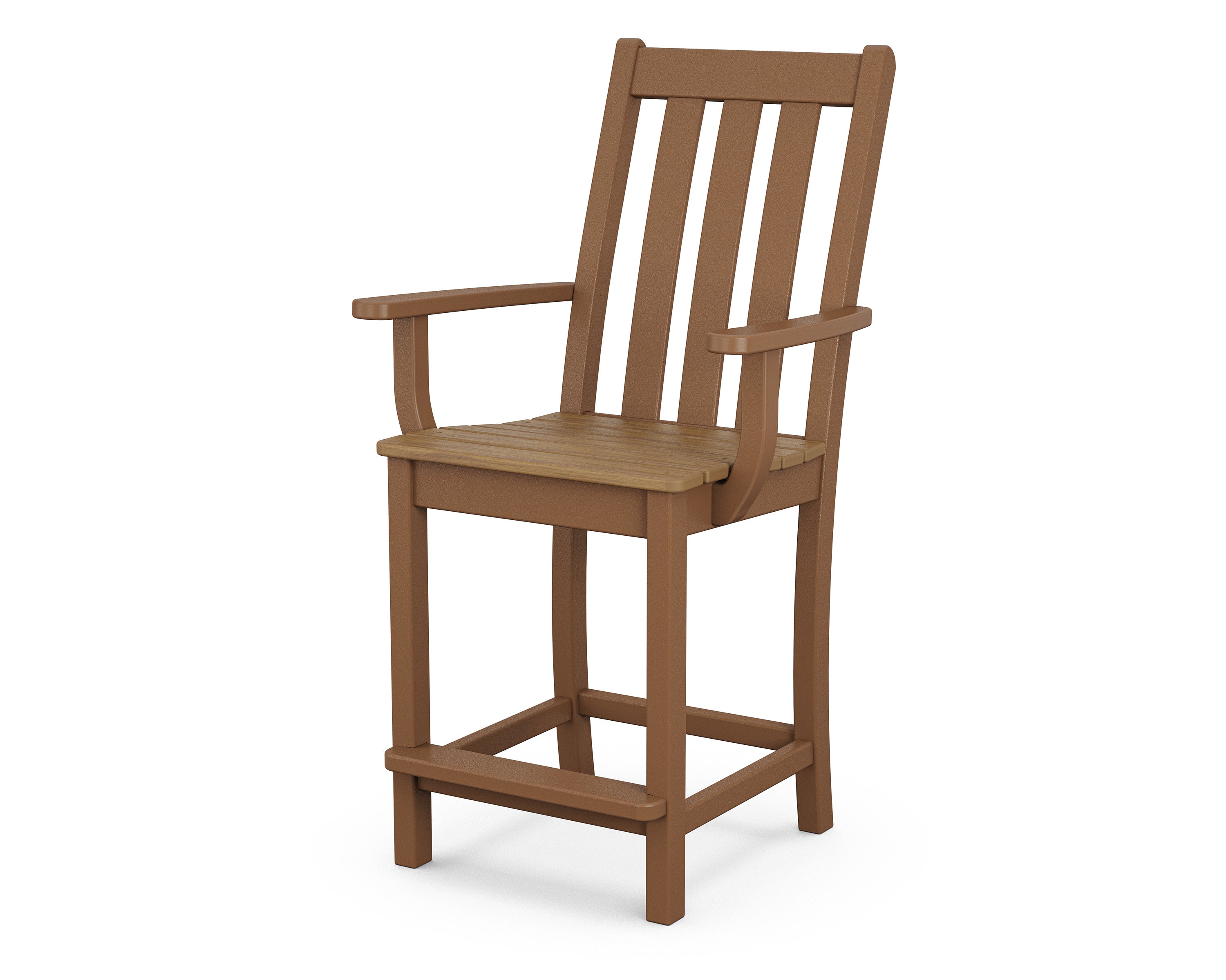 Vineyard Counter Arm Chair in Teak / Natural