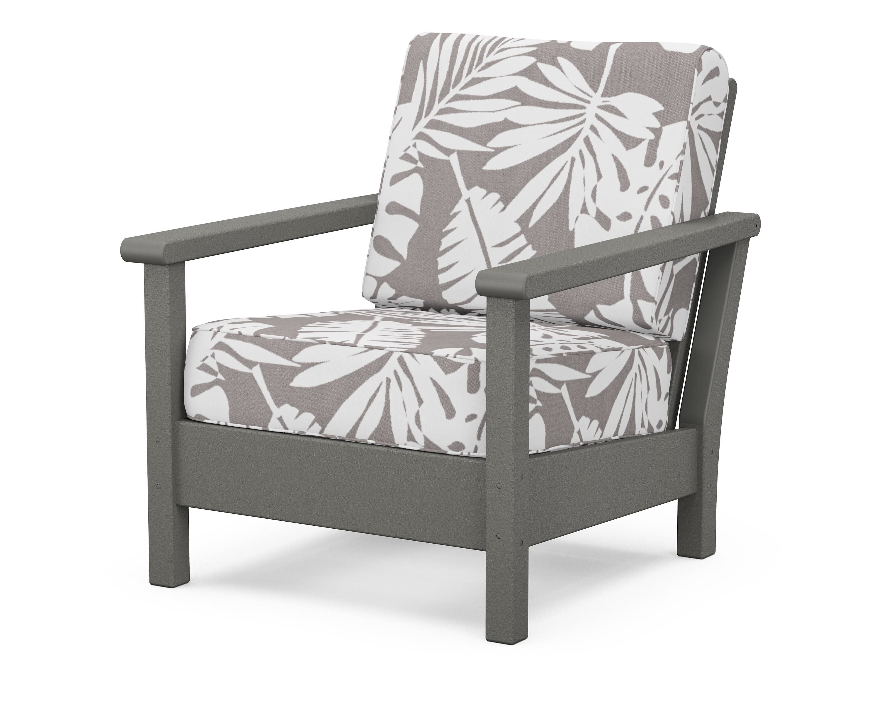Harbour Deep Seating Chair in Slate Grey / Leaf Grey Mist