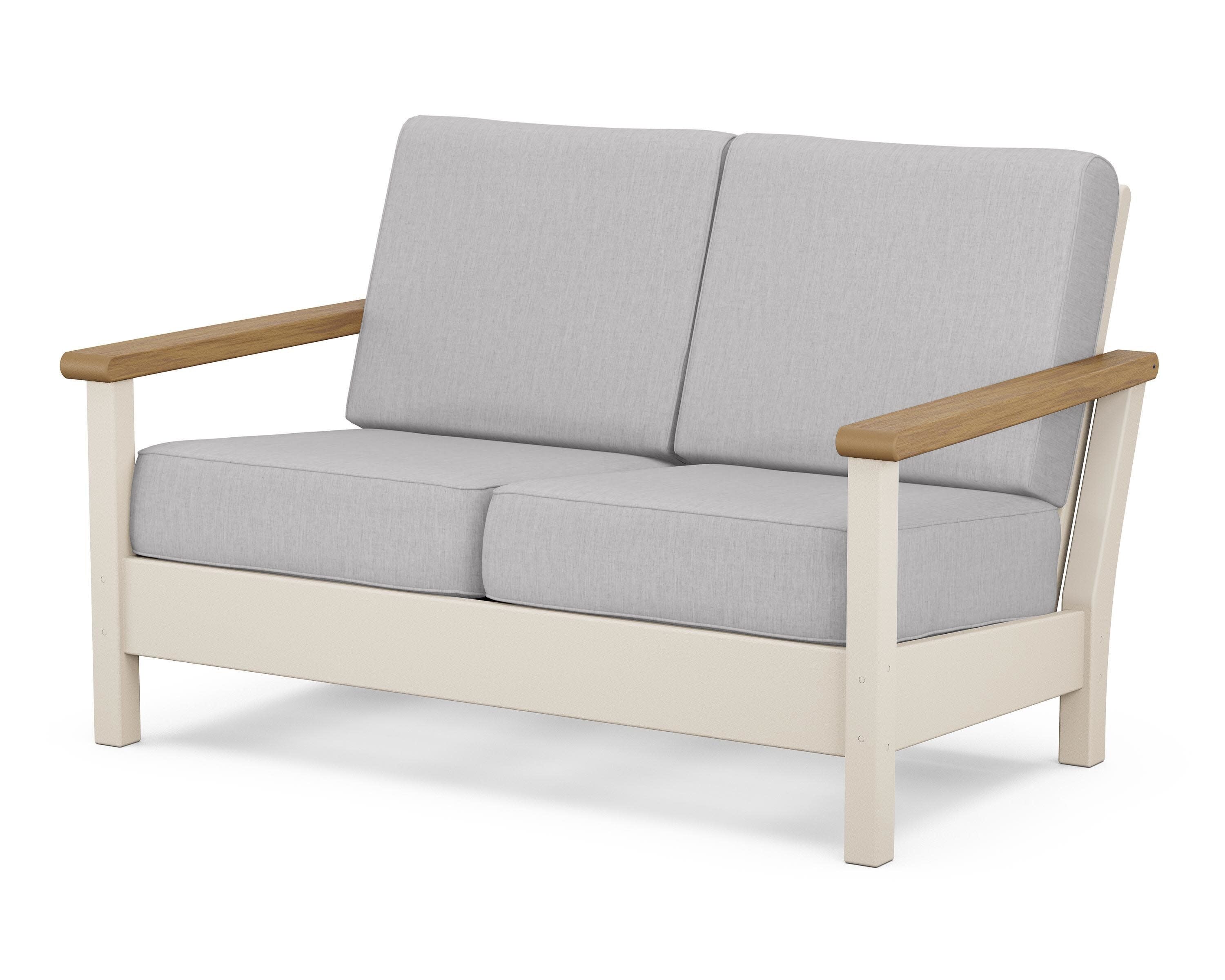 Harbour Deep Seating Loveseat in Sand / Natural / Granite