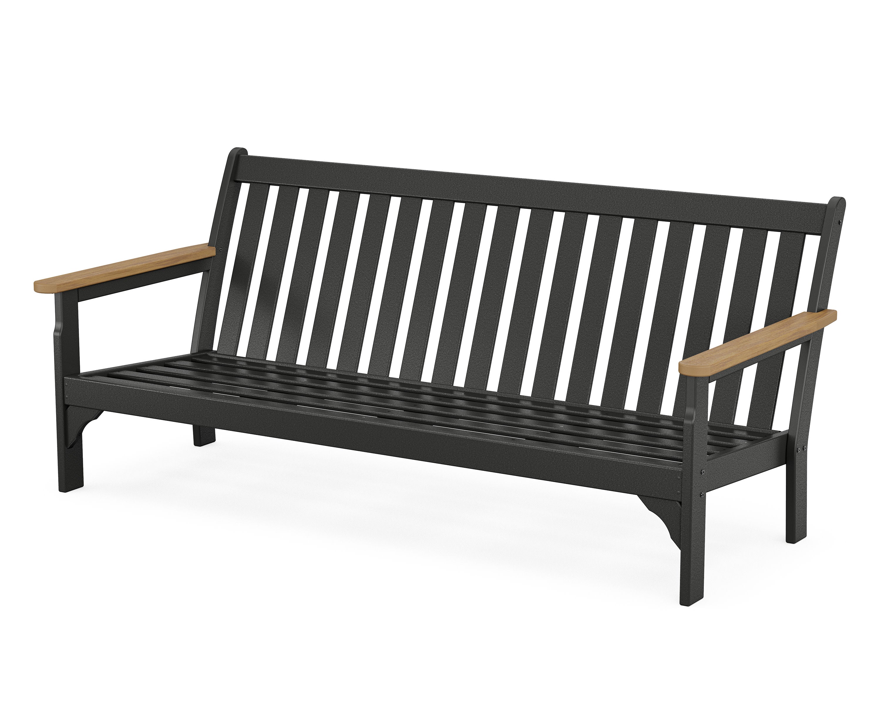 Vineyard Sofa Frame in Black / Natural