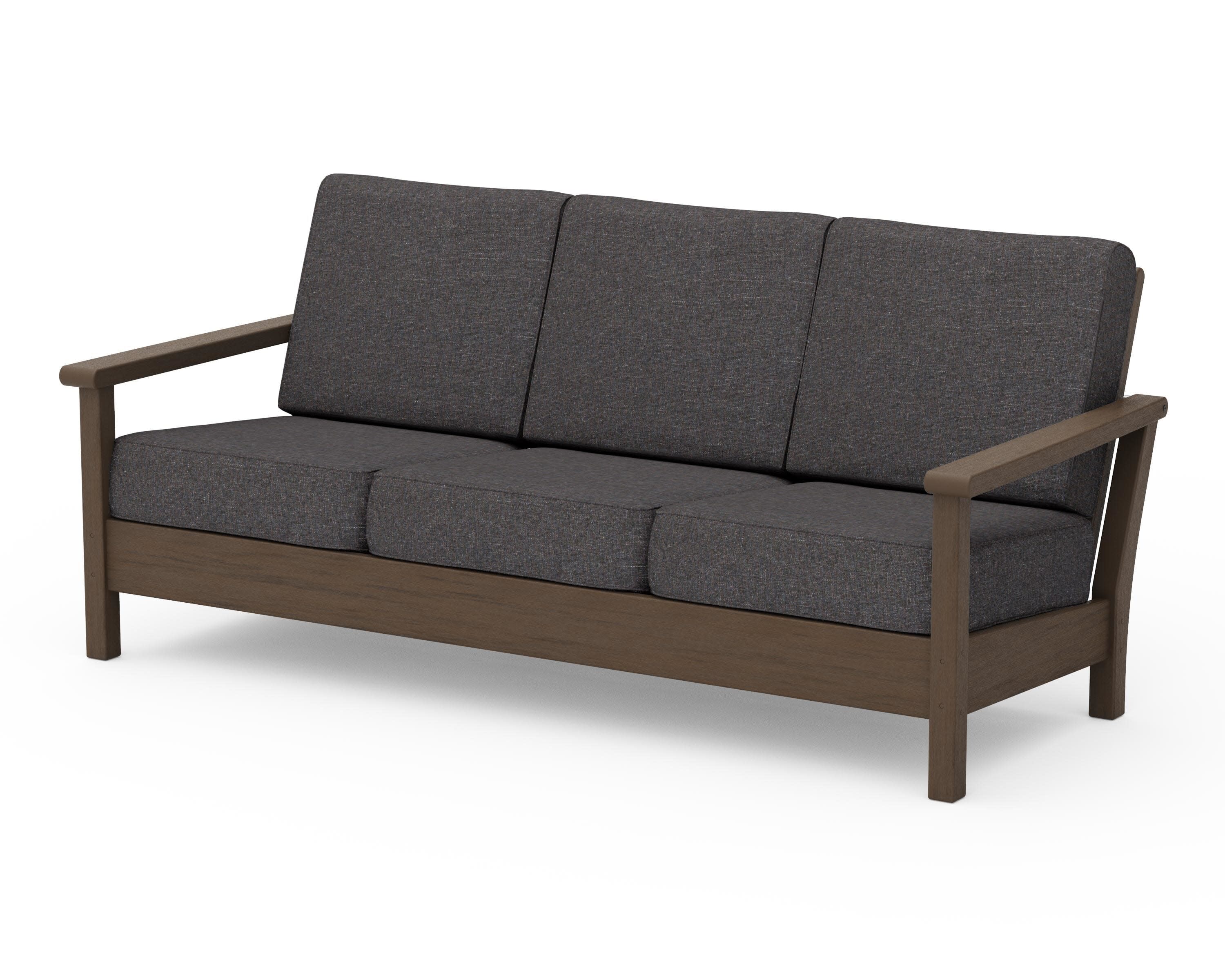Harbour Deep Seating Sofa in Kona / Ash Charcoal