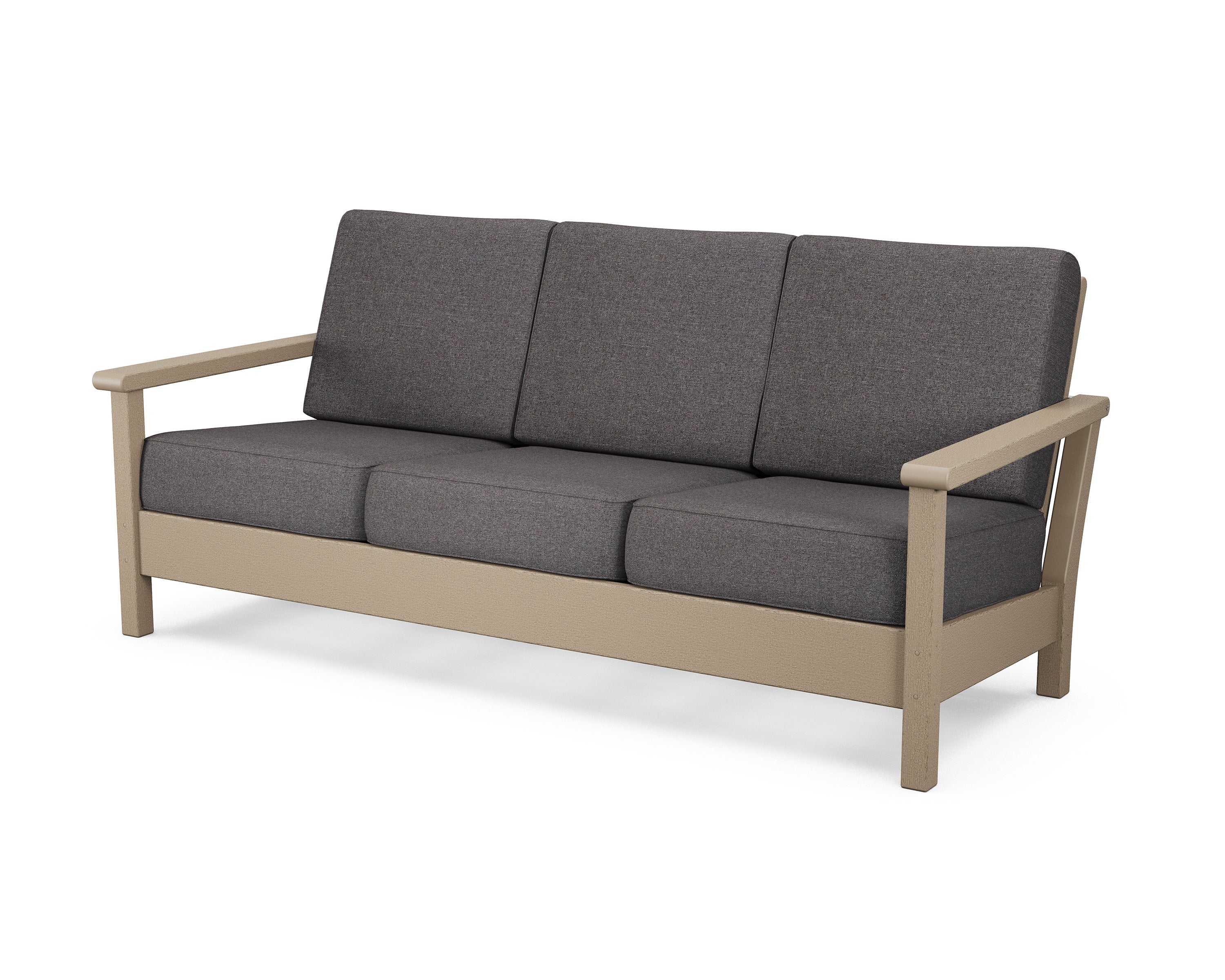Harbour Deep Seating Sofa in Vintage Sahara / Ash Charcoal